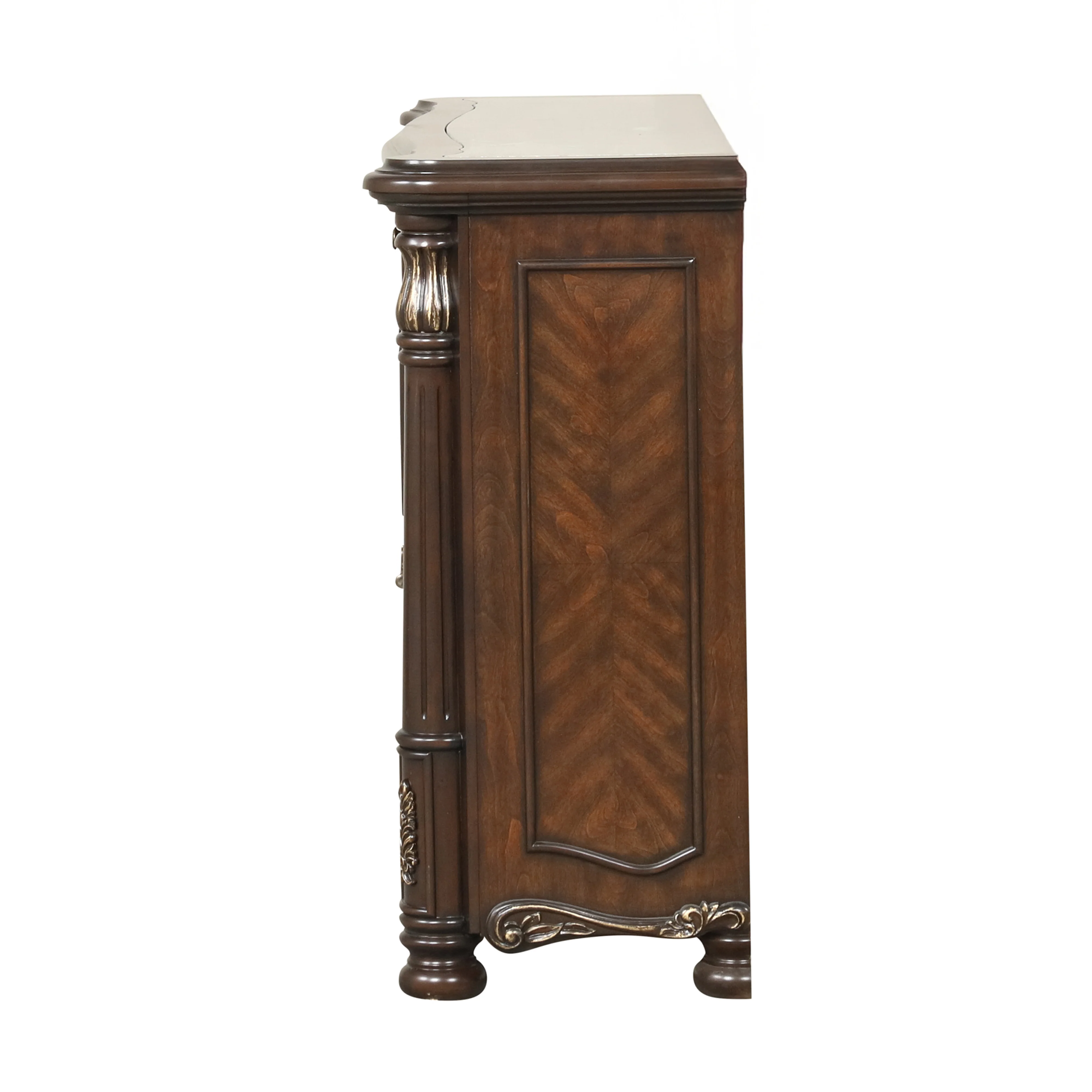 Bella Notte Dresser- Mahogany Brown - Image 4