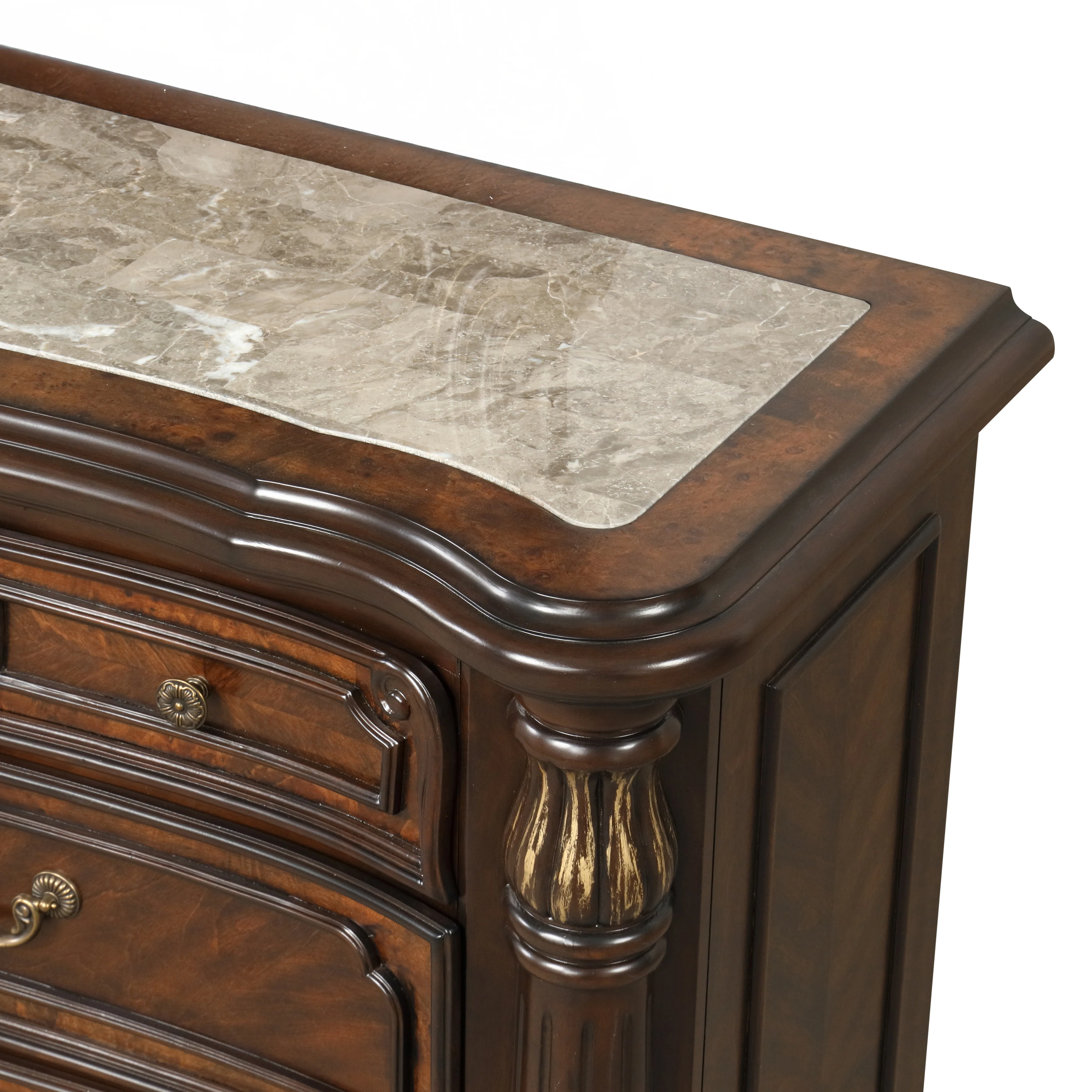 Bella Notte Dresser- Mahogany Brown - Image 7