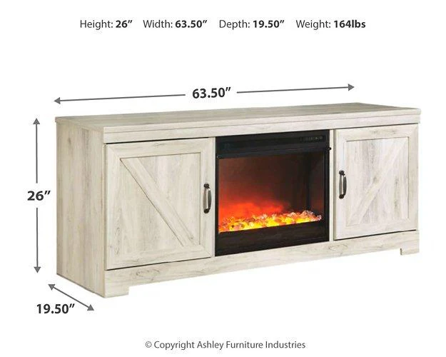 Bellaby 63" TV Stand with Fireplace - Image 19