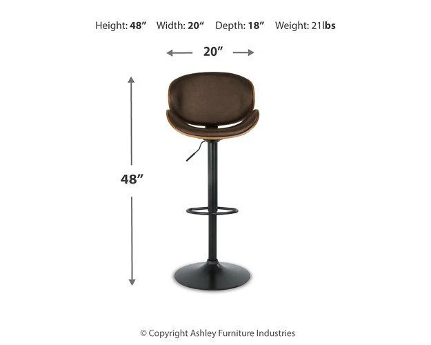 Bellatier Adjustable Height Bar Stool - Image 11