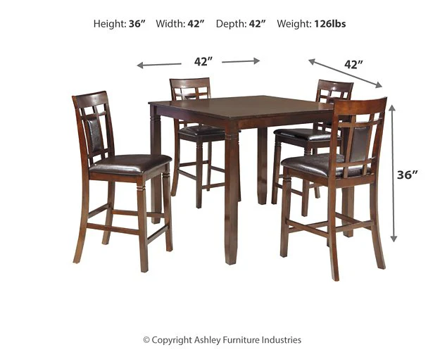 Bennox Counter Height Dining Table and Bar Stools (Set of 5) - Image 4