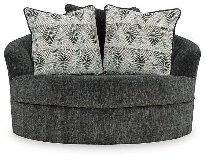 Biddeford Oversized Swivel Accent Chair - Image 5