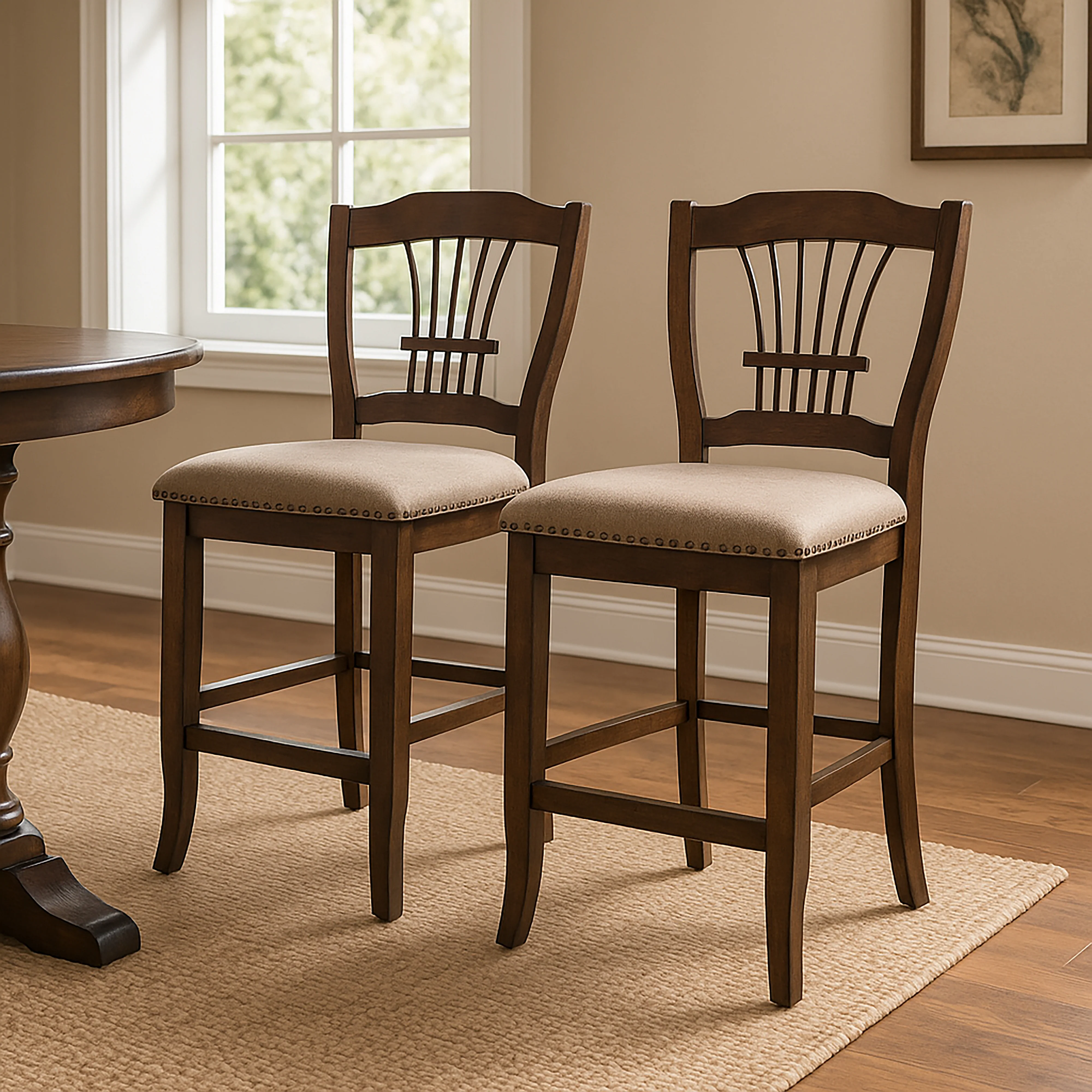 Bixby Counter Chair (2 Per Carton)-Espresso - Image 7