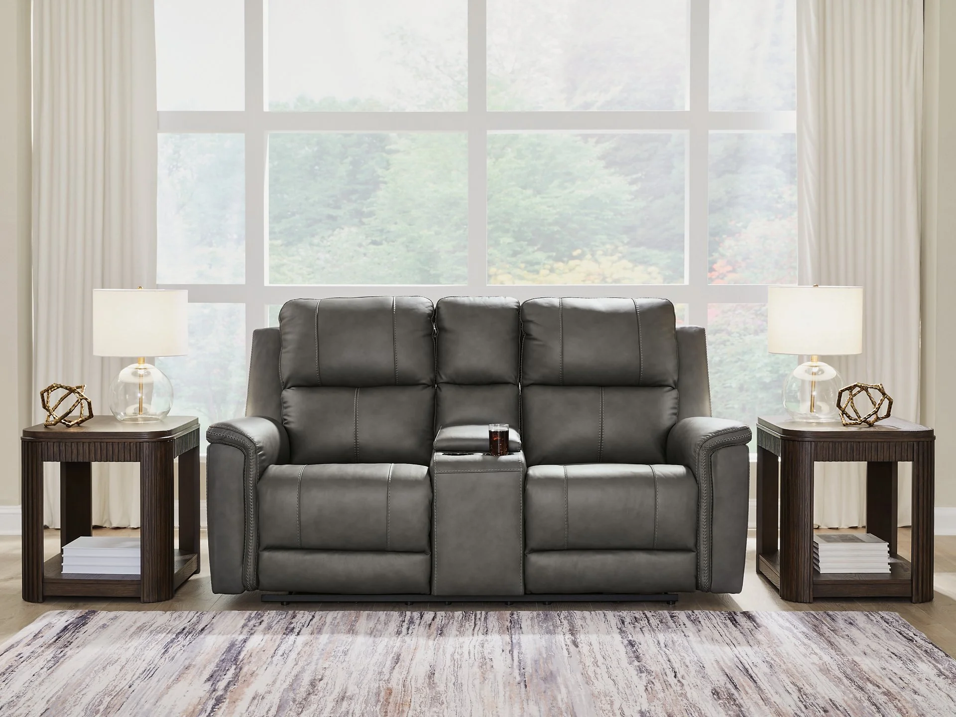 Bleckley Power Reclining Loveseat with Console - Image 13