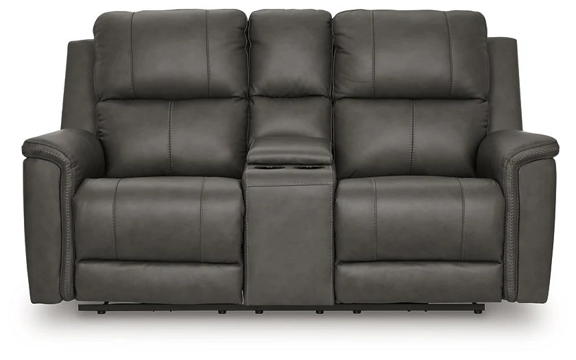 Bleckley Power Reclining Loveseat with Console - Image 15