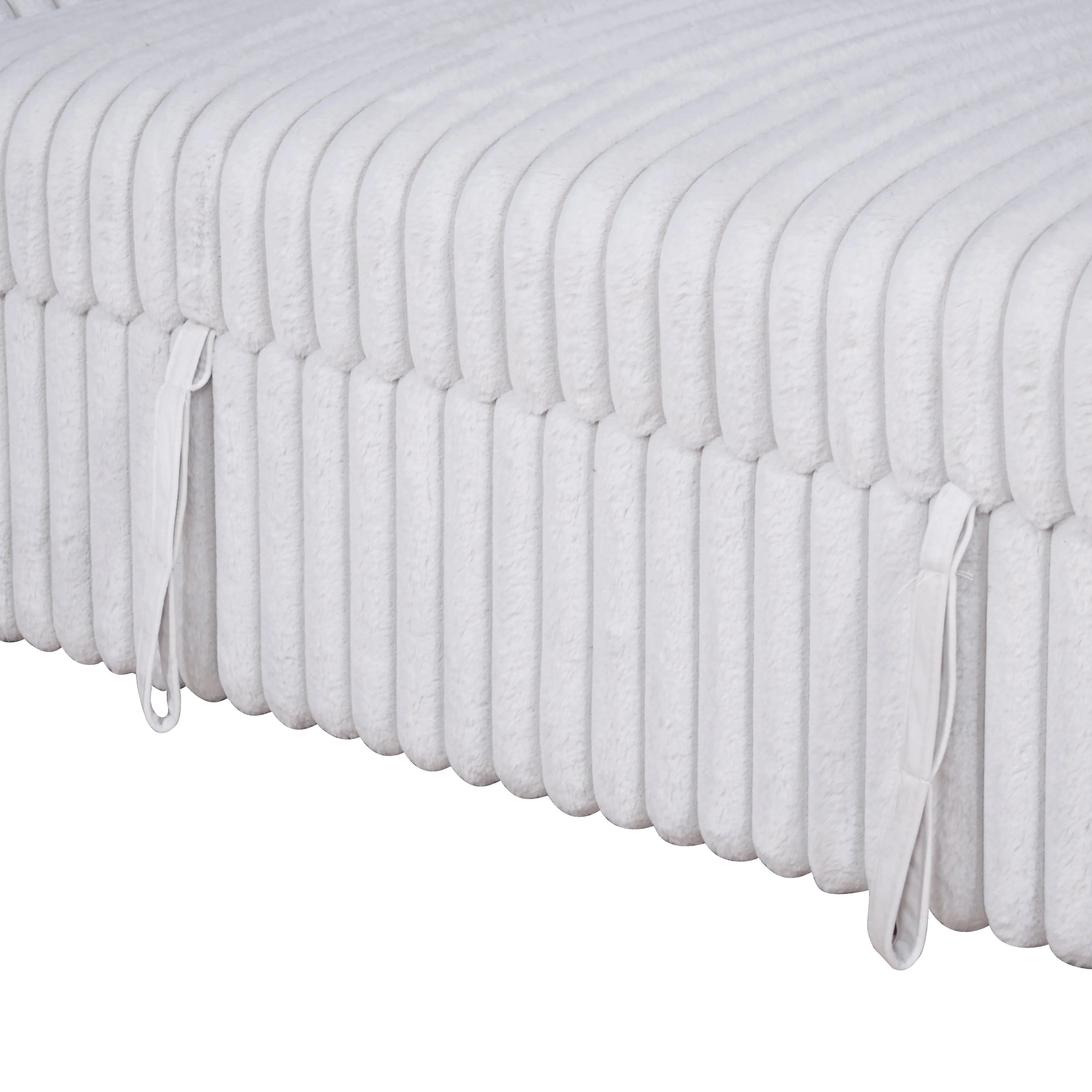 Bliss Loveseat W/Pull Out Bed-Mist Gray - Image 3