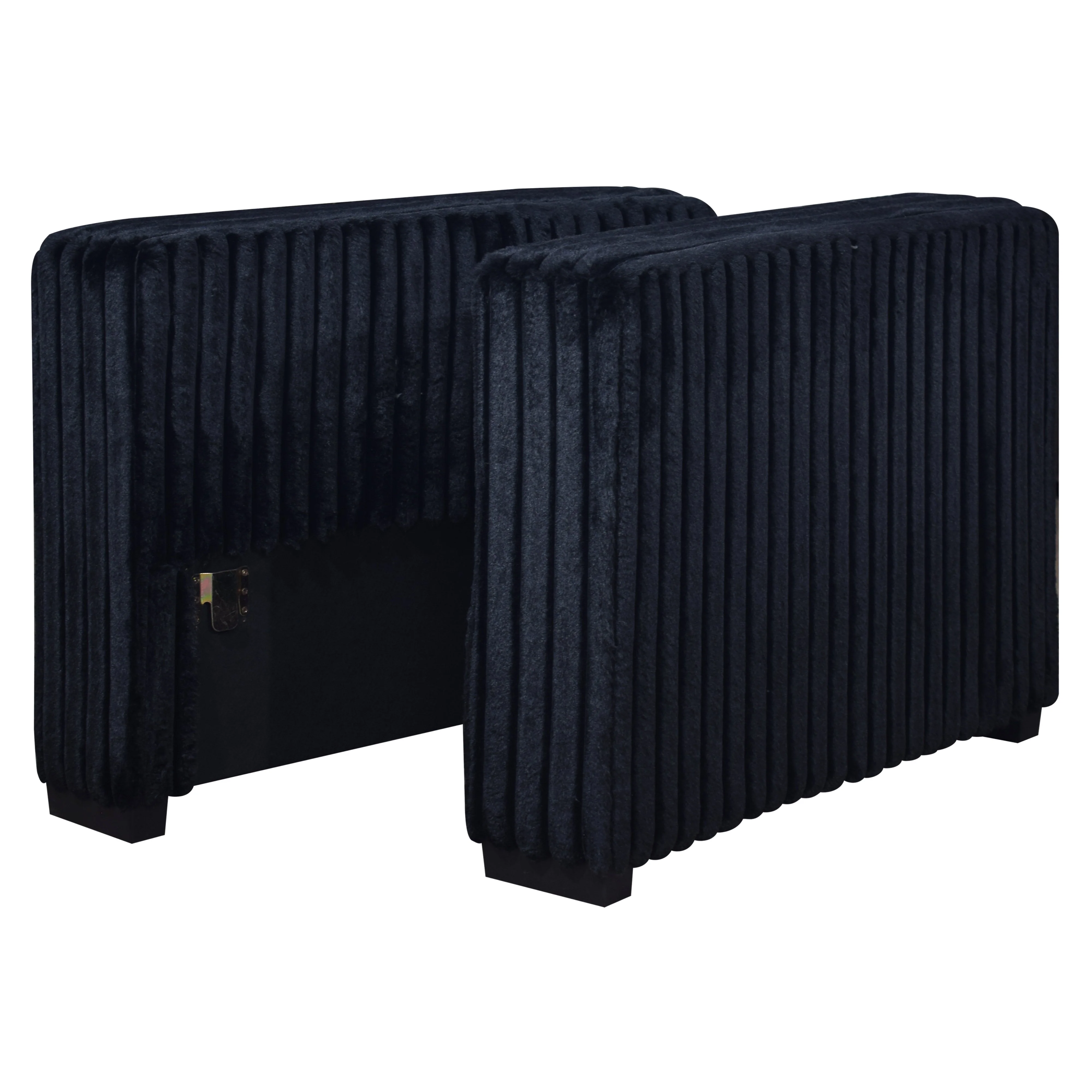 Bliss Set Of 2 Arms For Sectional-Midnight