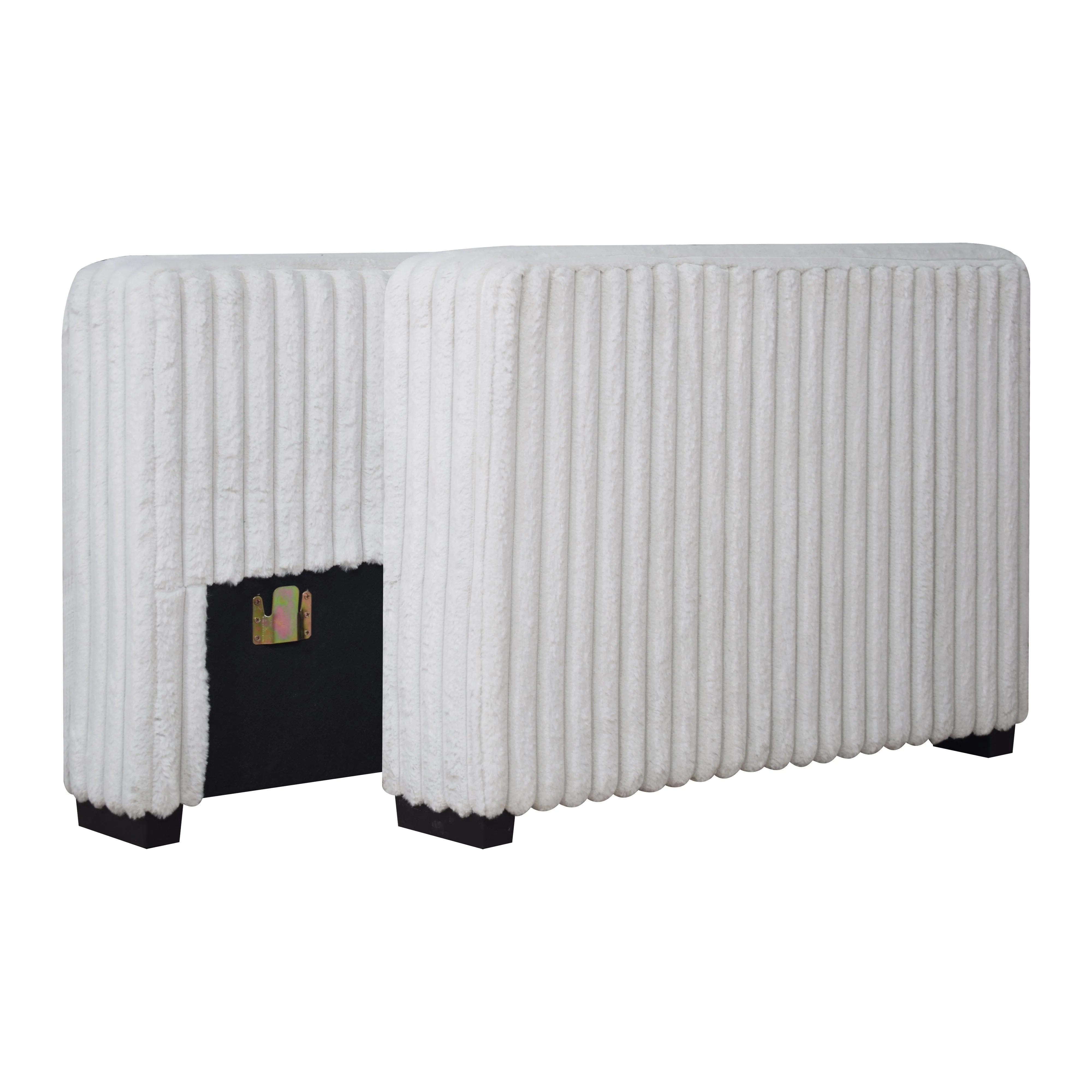 Bliss Set Of 2 Arms For Sectional-Mist Gray