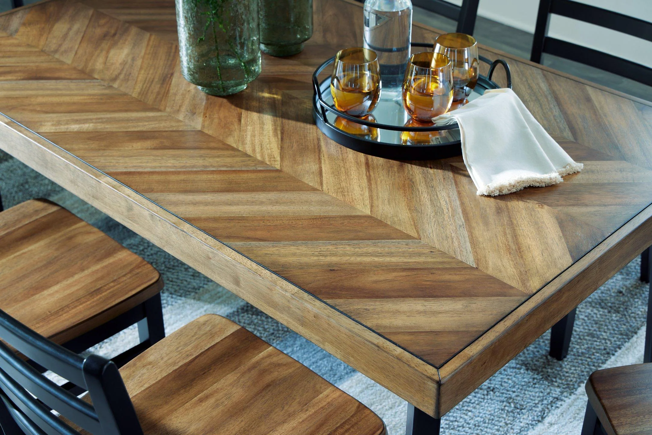 Blondon Dining Table and 6 Chairs (Set of 7) - Image 12