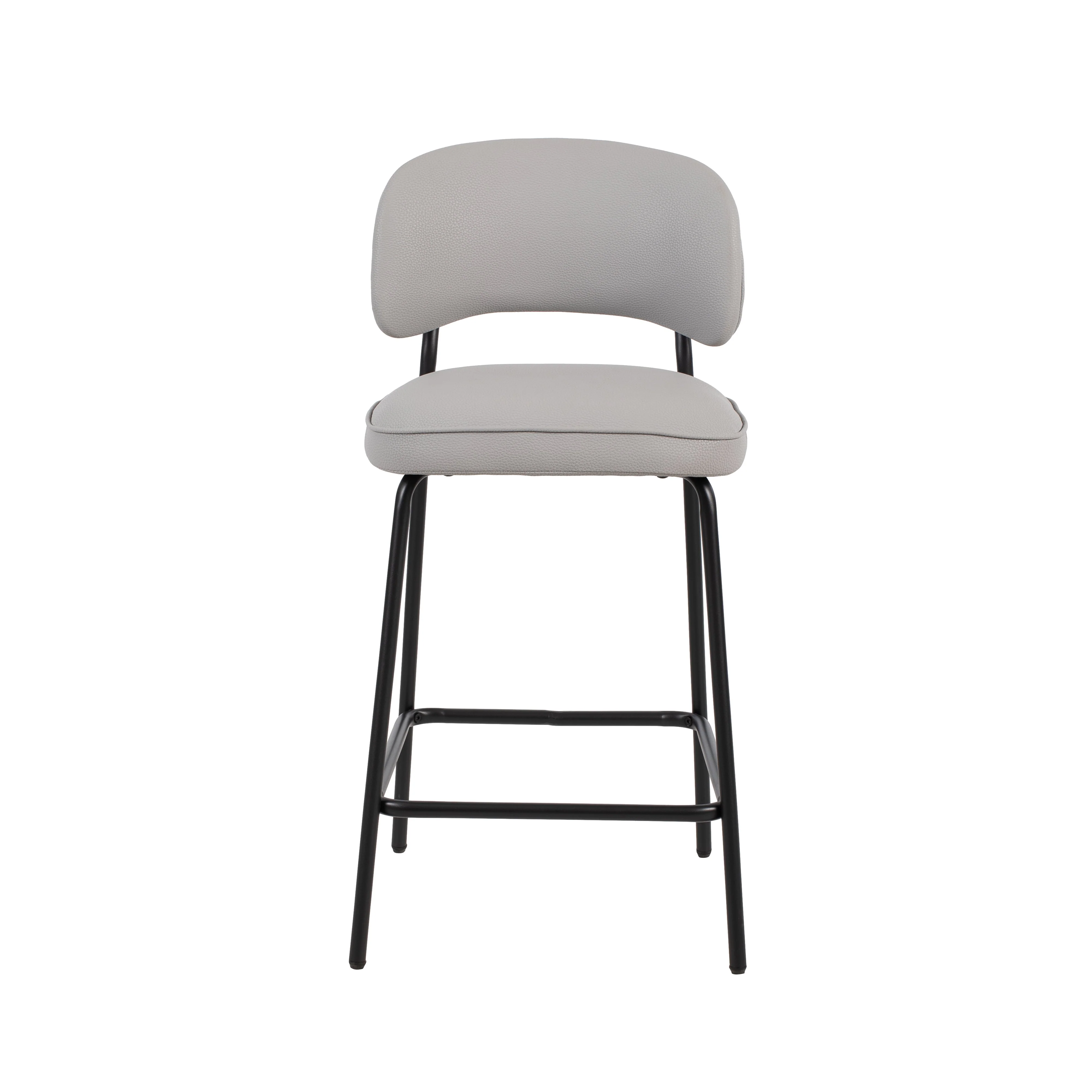Blythe Ivory Vegan Leather Counter Chair (2 Per Carton) - Image 2
