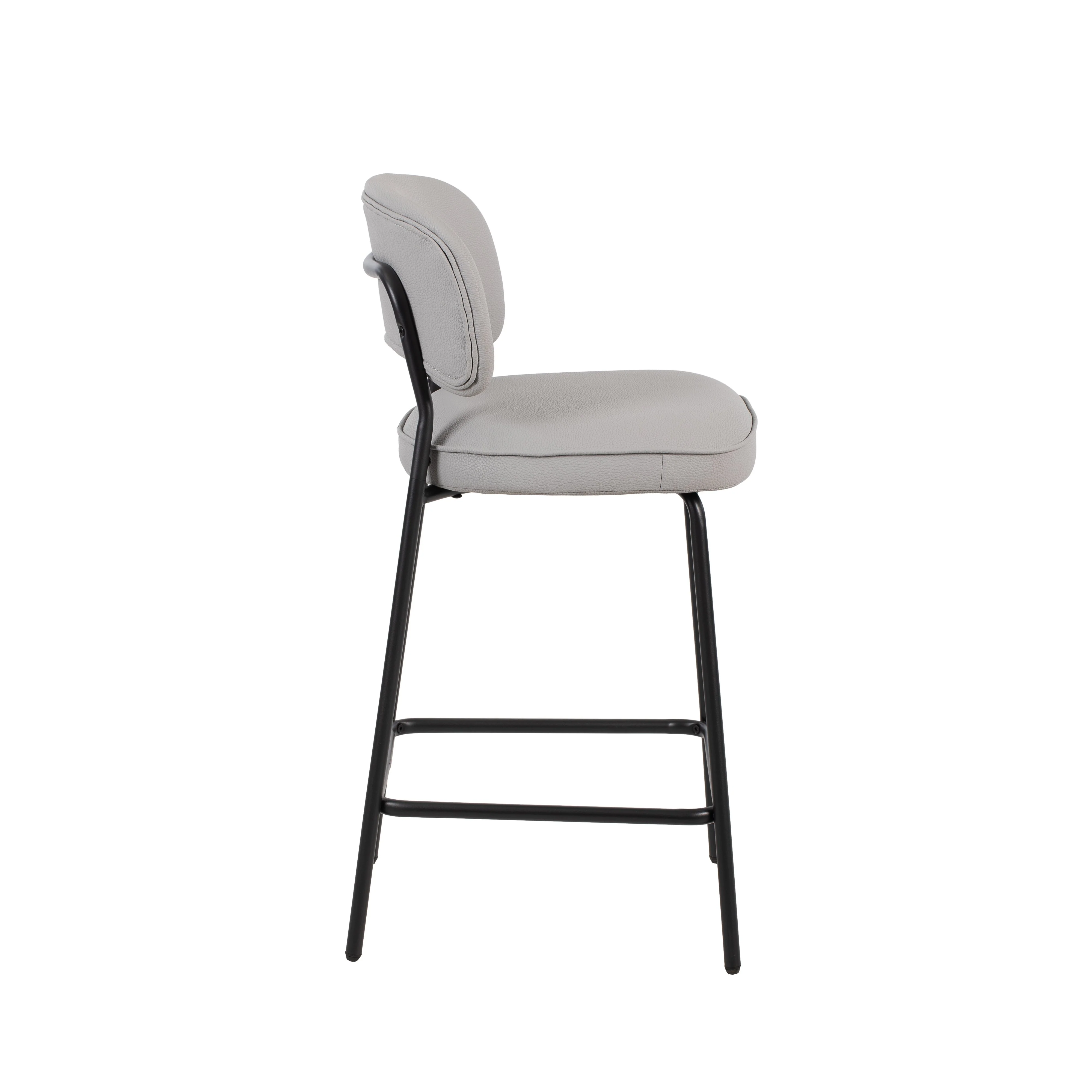 Blythe Ivory Vegan Leather Counter Chair (2 Per Carton) - Image 3