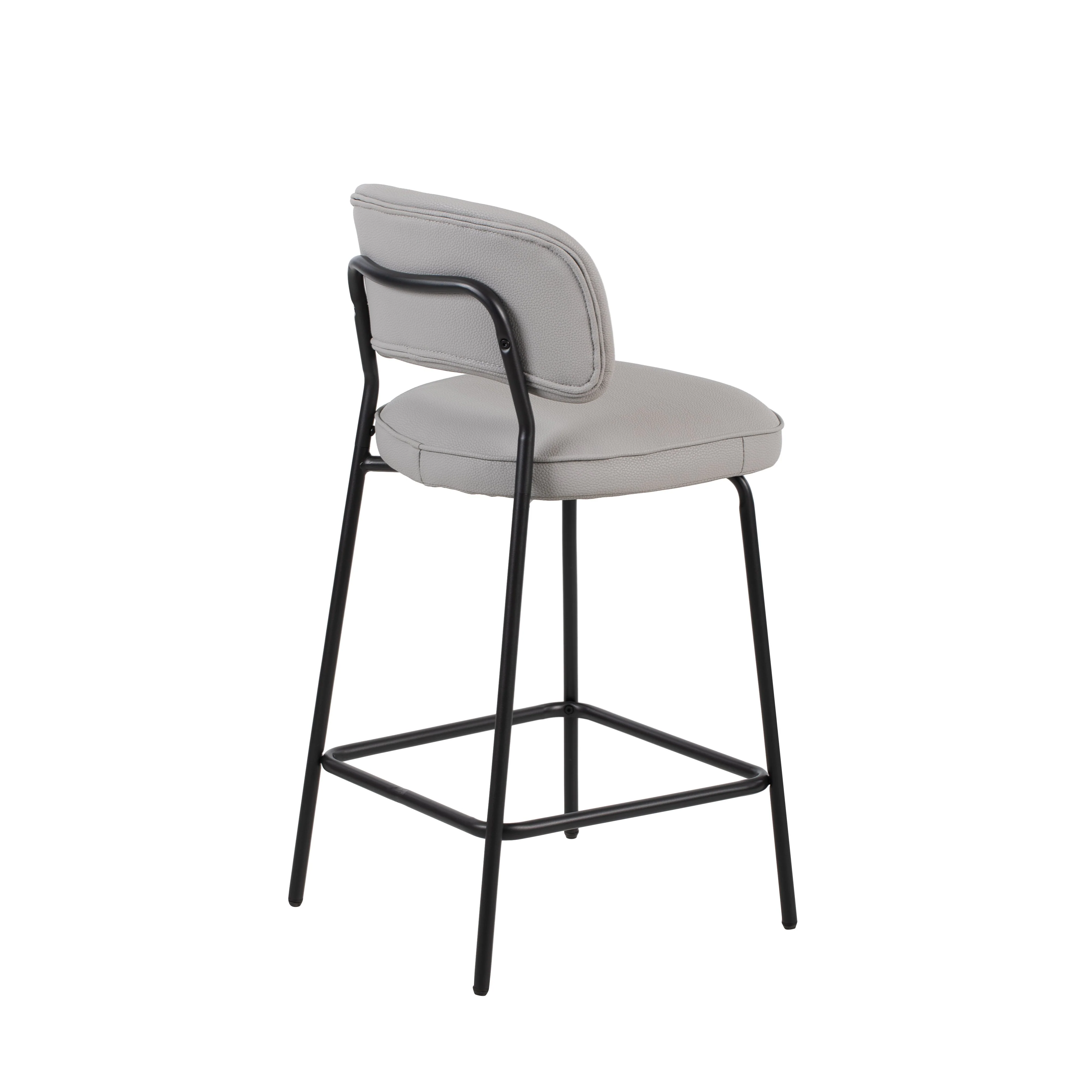 Blythe Ivory Vegan Leather Counter Chair (2 Per Carton) - Image 4