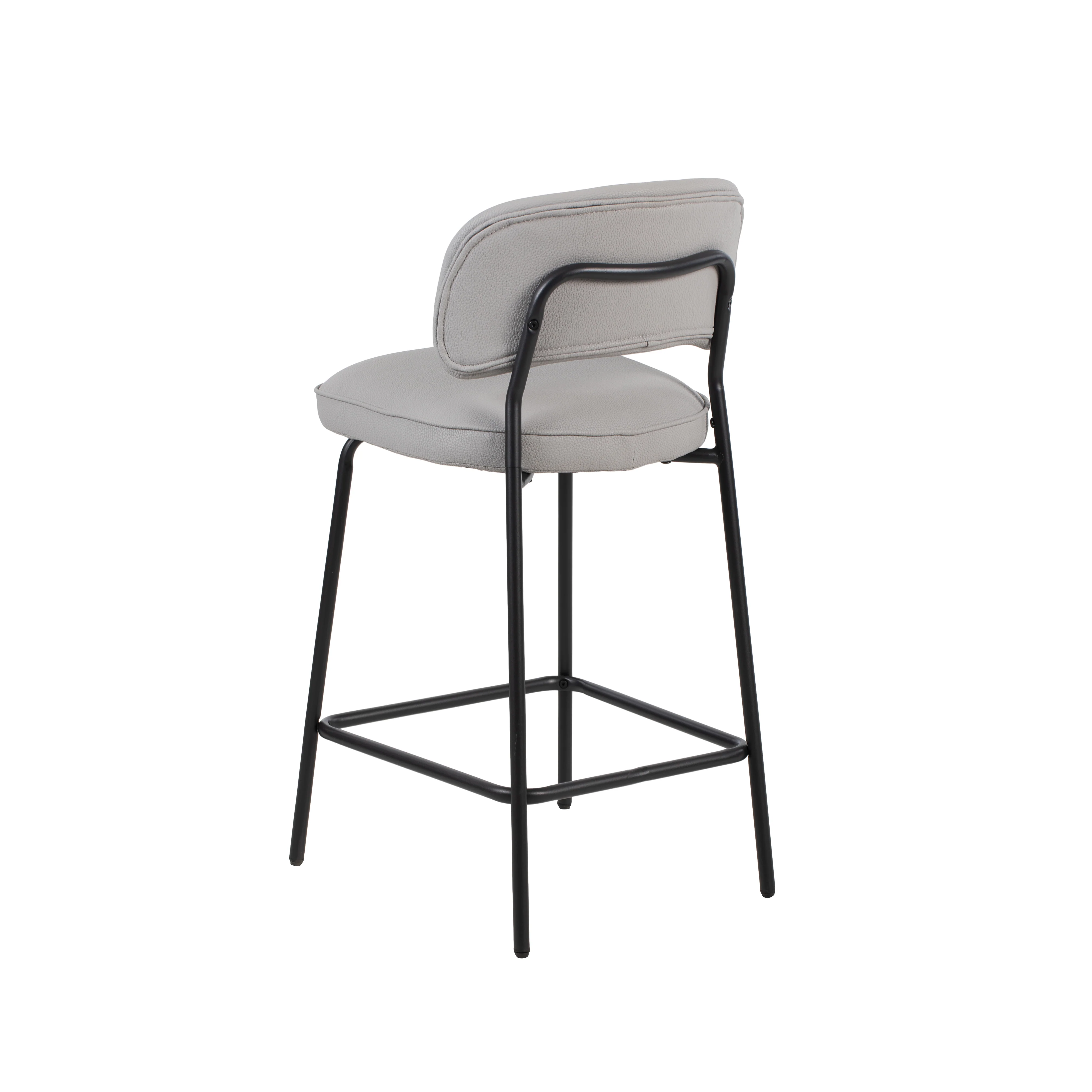 Blythe Ivory Vegan Leather Counter Chair (2 Per Carton) - Image 5