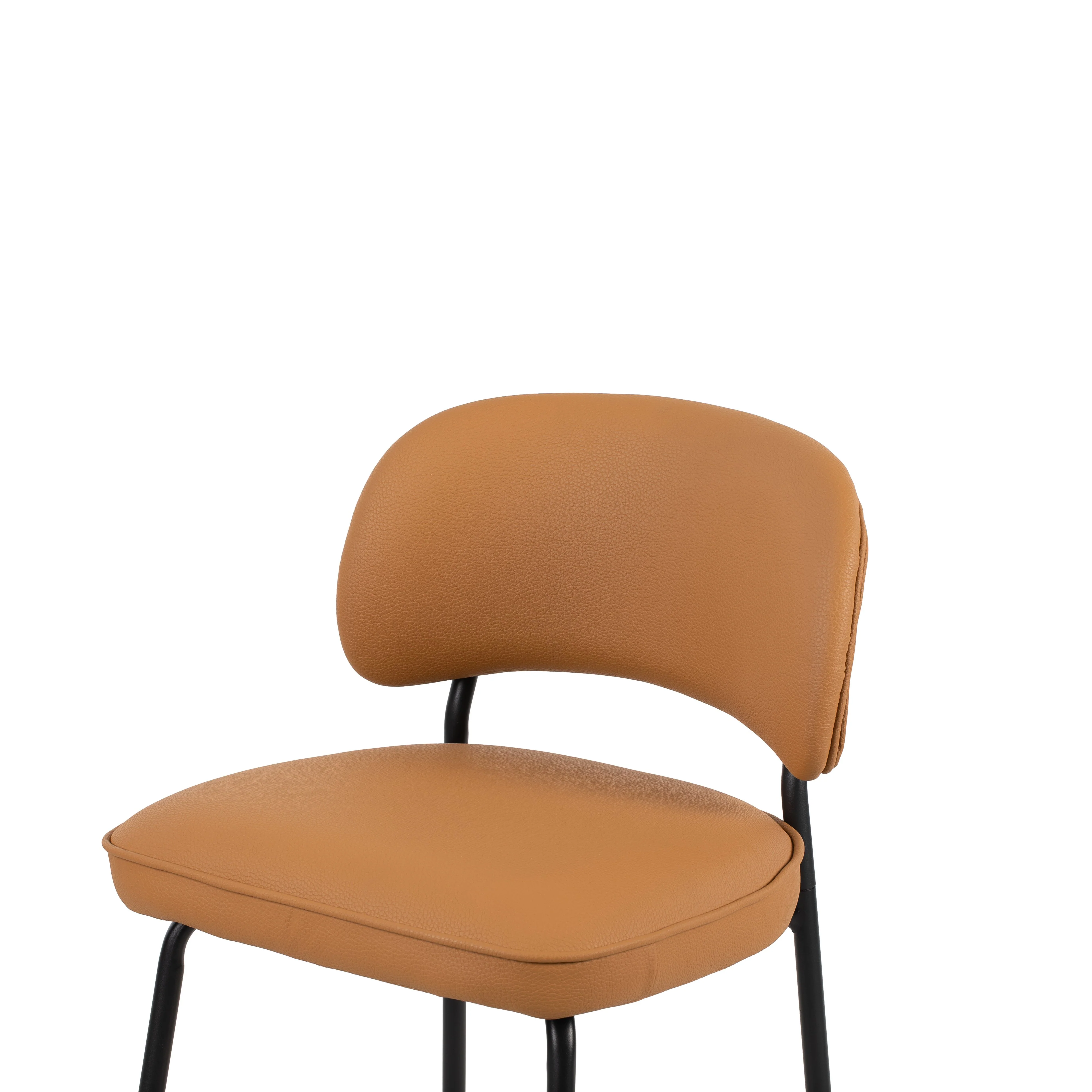 Blythe Orange Vegan Leather Counter Chair (2 Per Carton) - Image 7