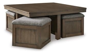 Boardernest Coffee Table with 4 Stools - Image 3