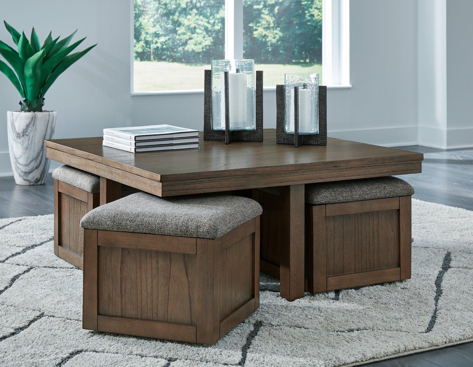 Boardernest Coffee Table with 4 Stools - Image 5