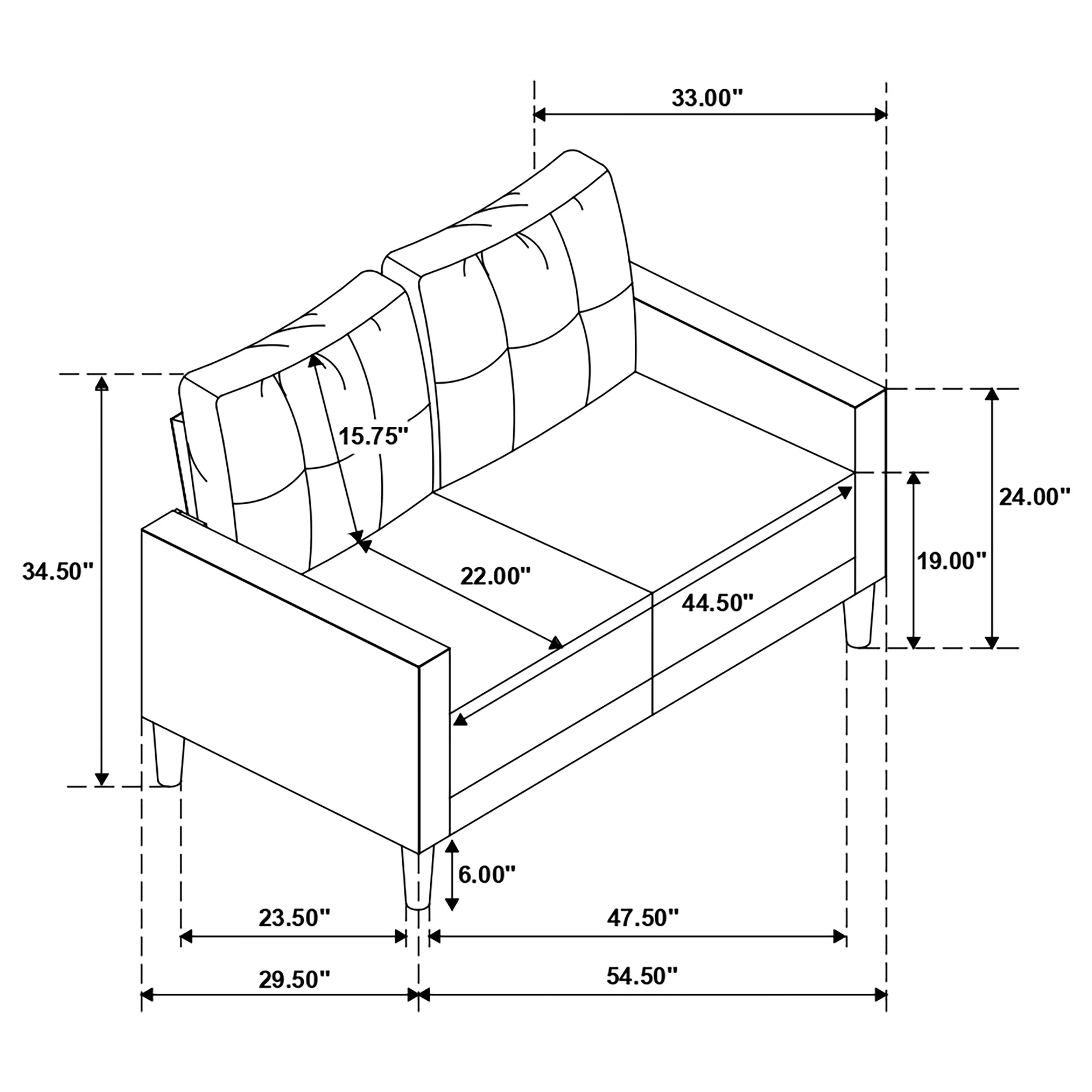Bowen Loveseat - Image 11