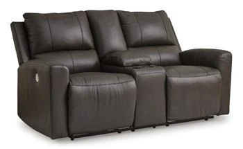 Boxmere Power Reclining Loveseat with Console - Image 3