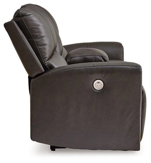 Boxmere Power Reclining Loveseat with Console - Image 5