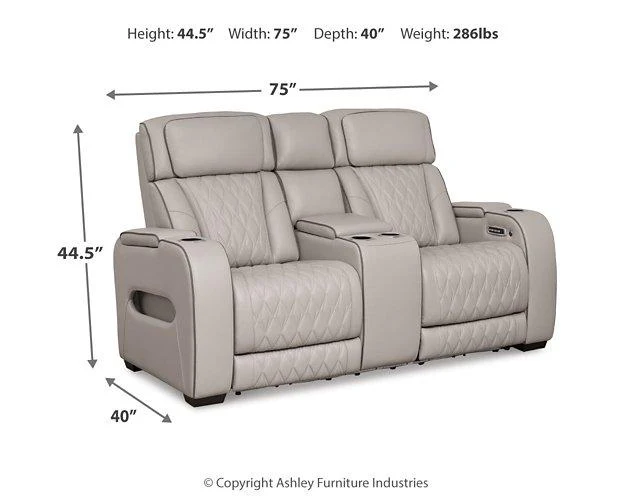 Boyington Power Reclining Loveseat with Console - Image 4