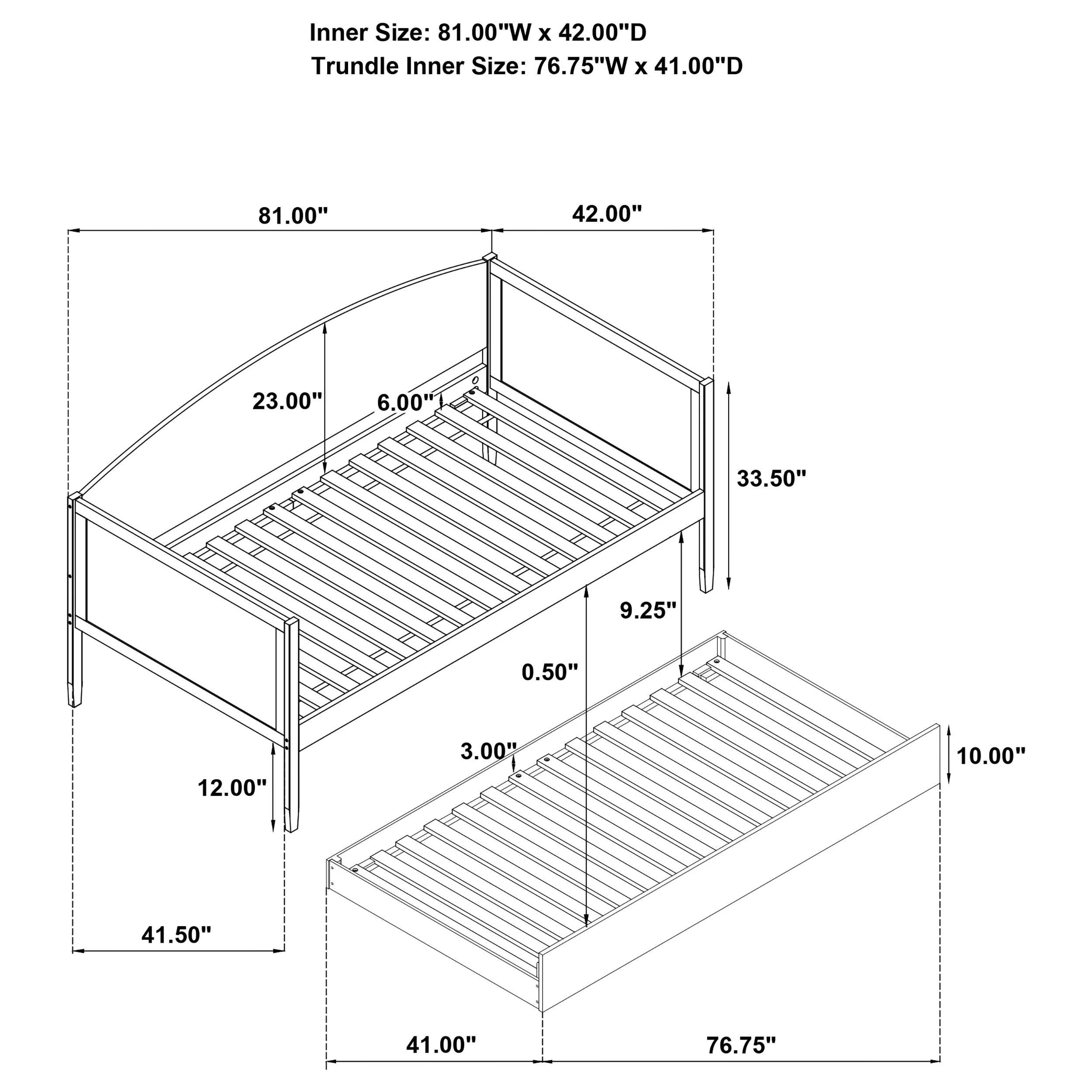 Bozeman Daybed with Trundle - Image 15