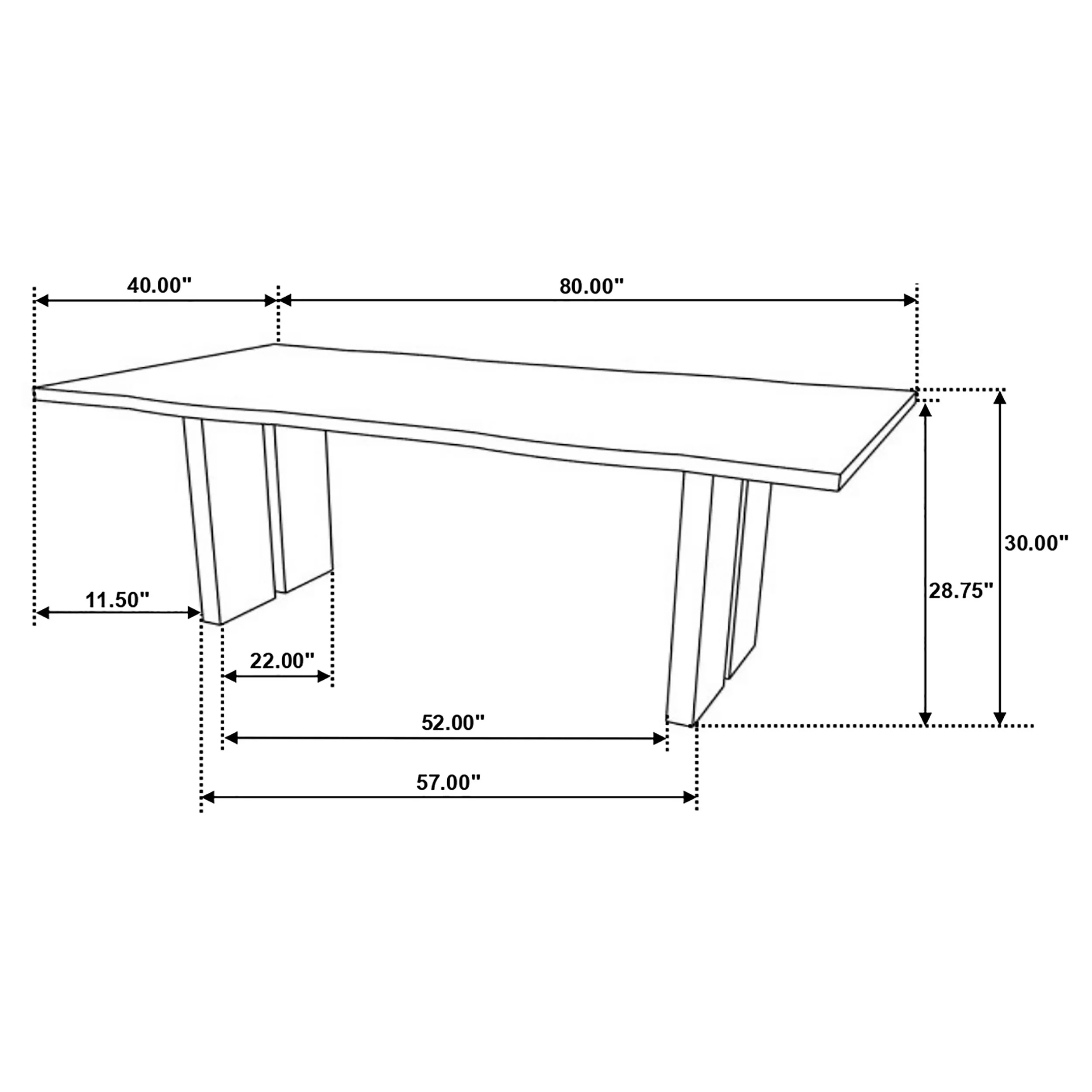Bradshaw Dining Table - Image 7