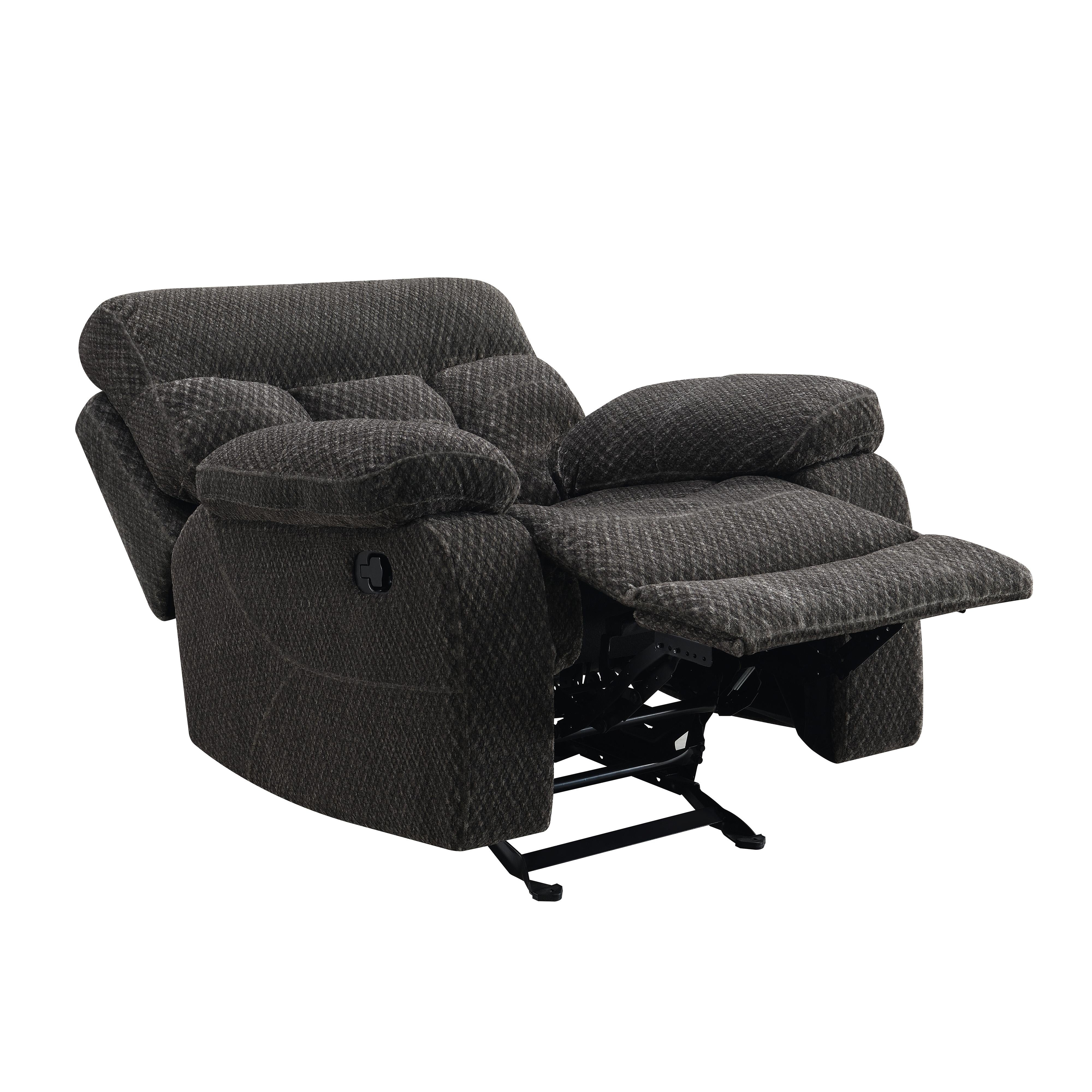 BRAVO GLIDER RECLINER-CHARCOAL - Image 3
