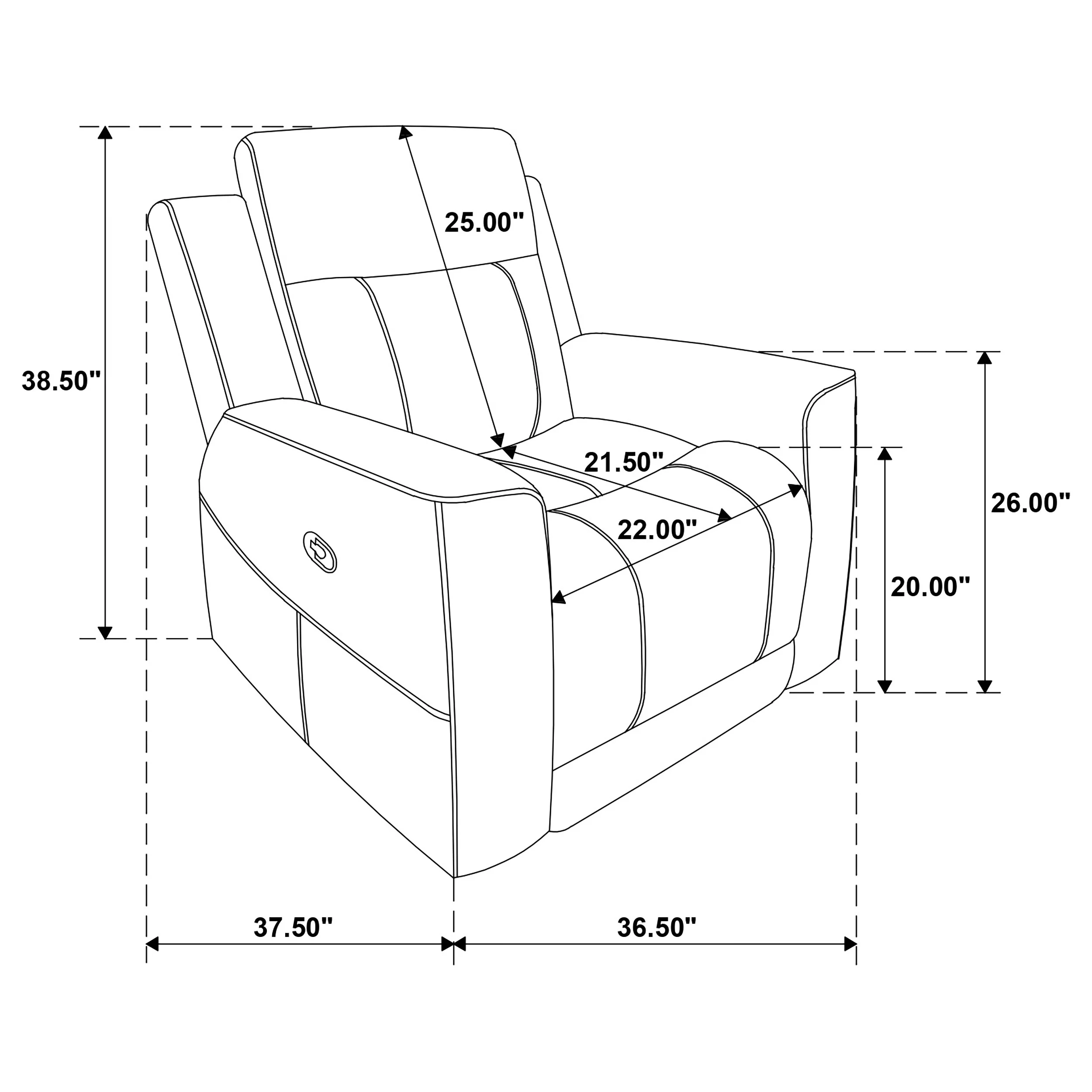 Brentwood Rocker Recliner - Image 13
