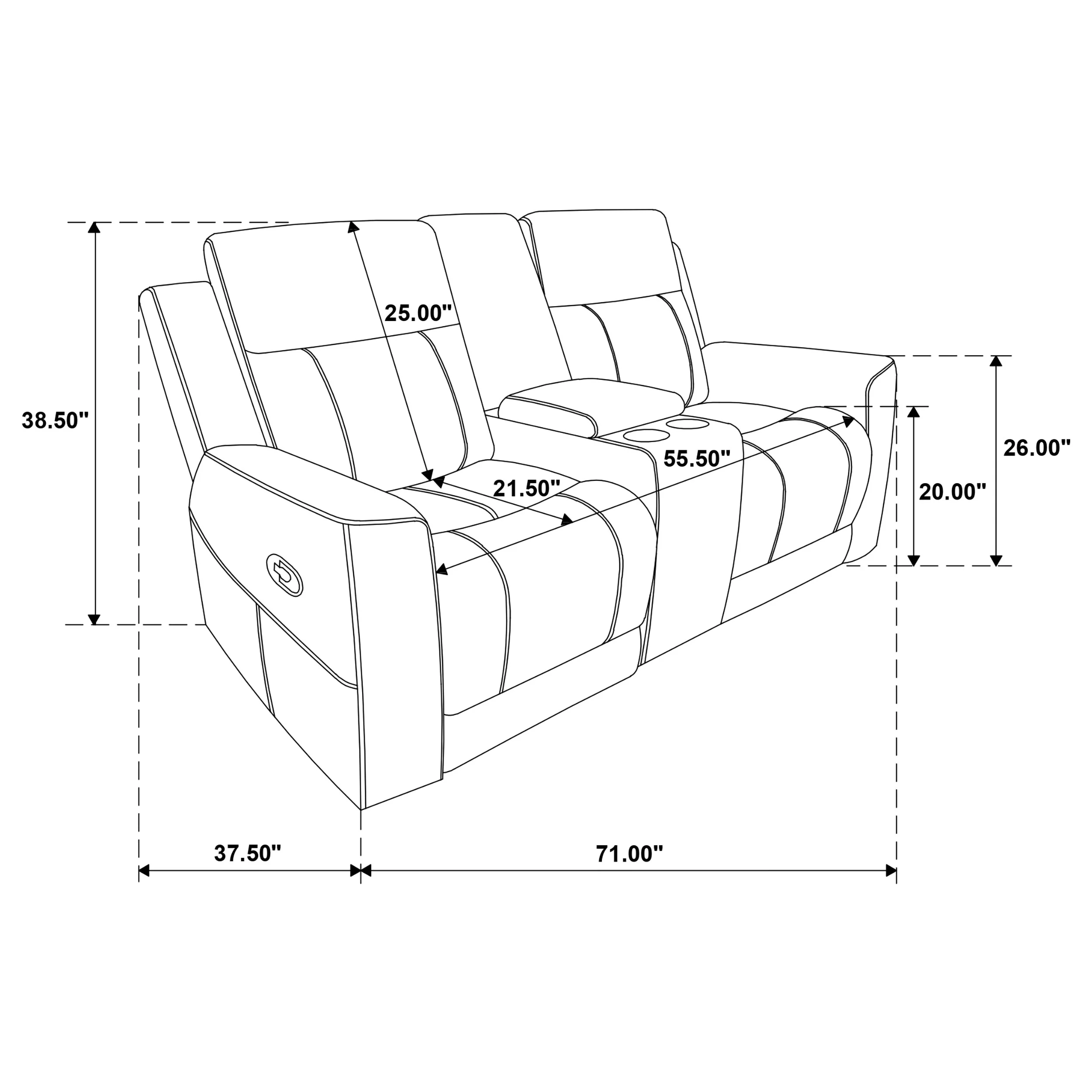 Brentwood Reclining Sofa Set - Image 33