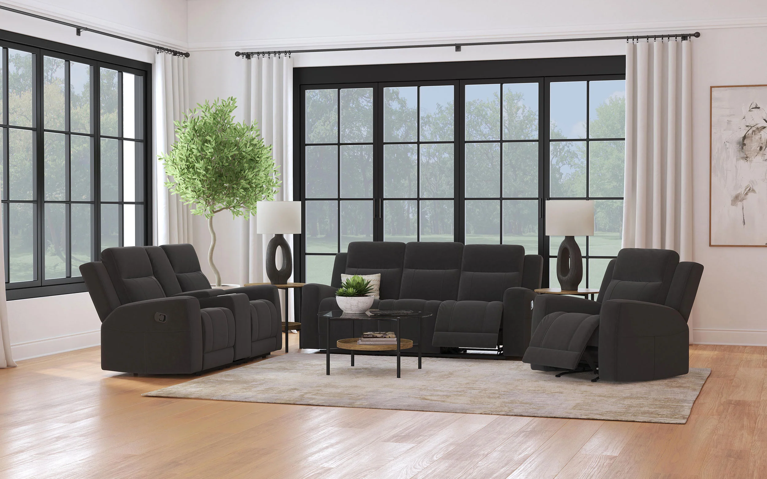 Brentwood Reclining Sofa Set - Image 50