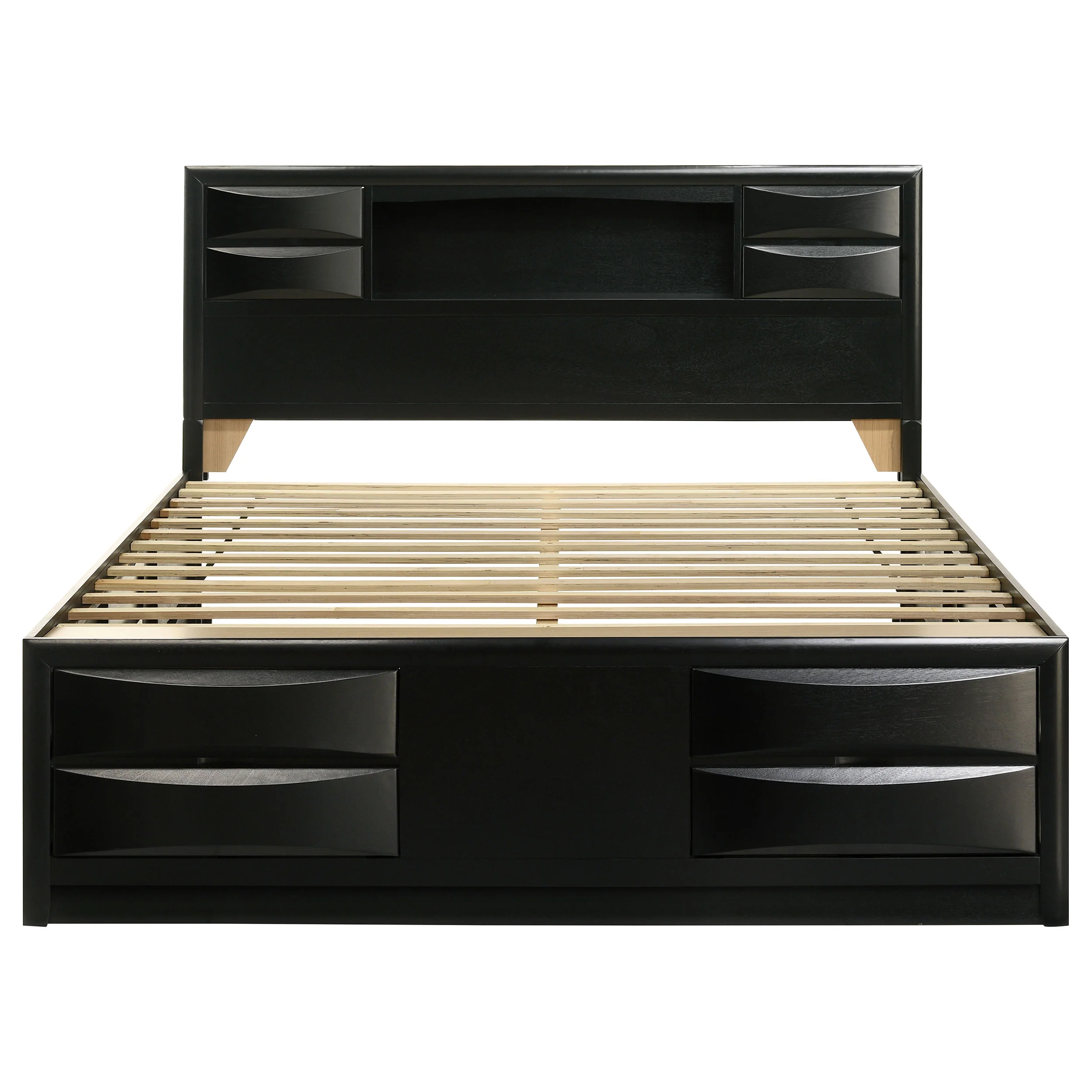 Briana Bookcase Platform Storage Bed - Image 14
