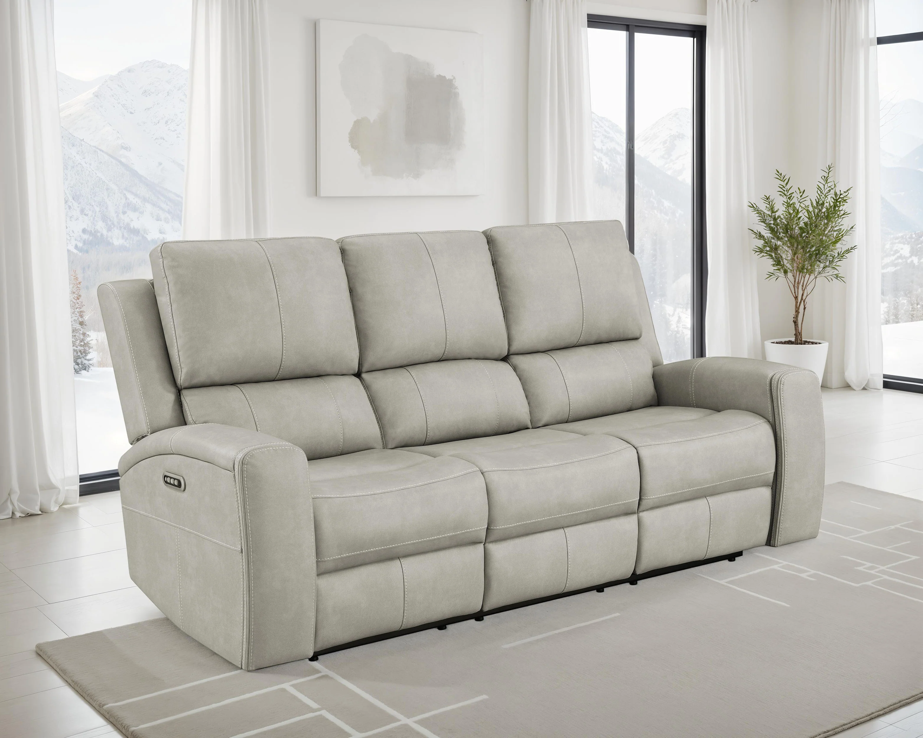 Brickston Triple Power Reclining Sofa - Image 17