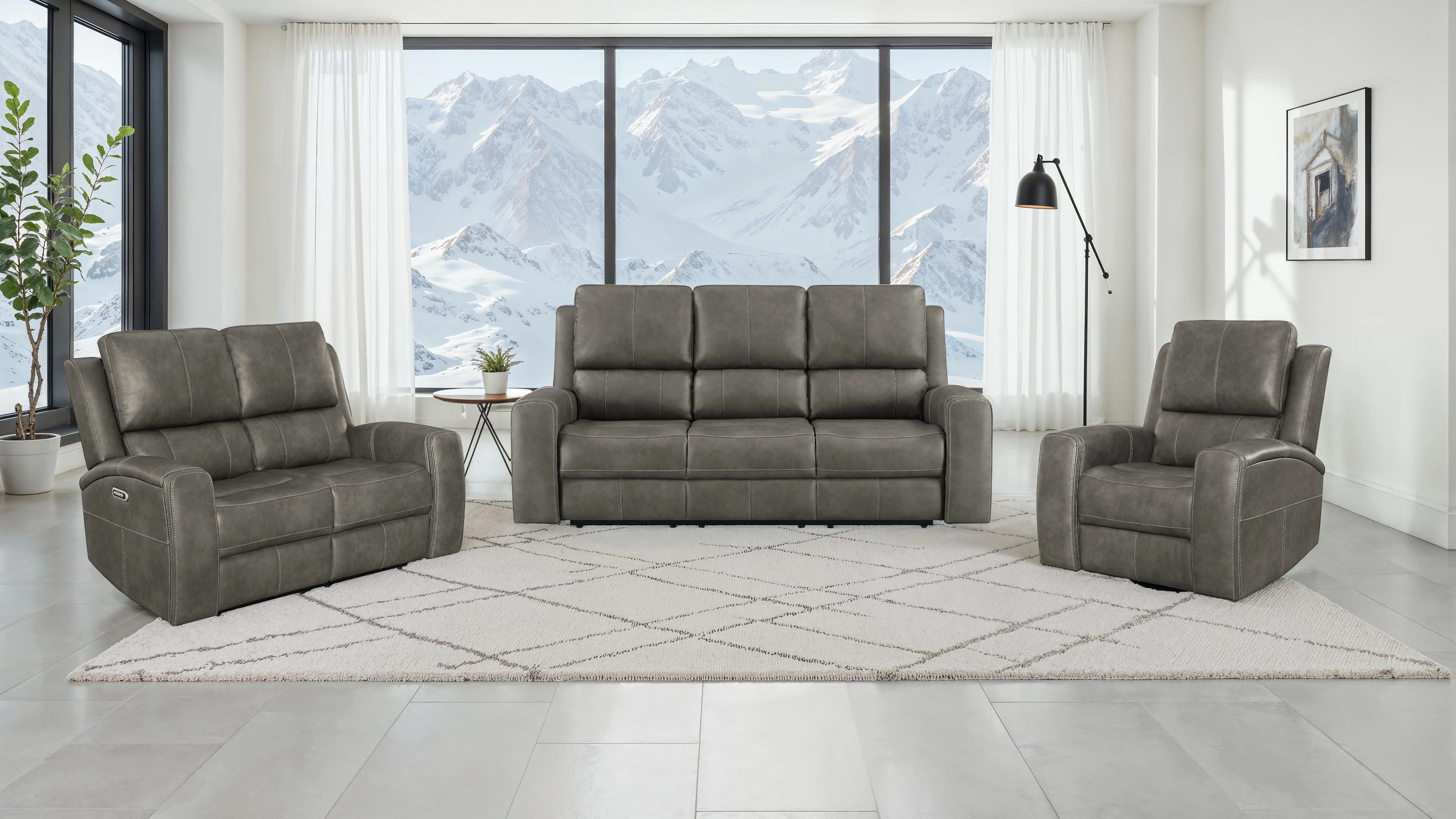 Brickston Triple Power Swivel Glider Recliner - Image 15