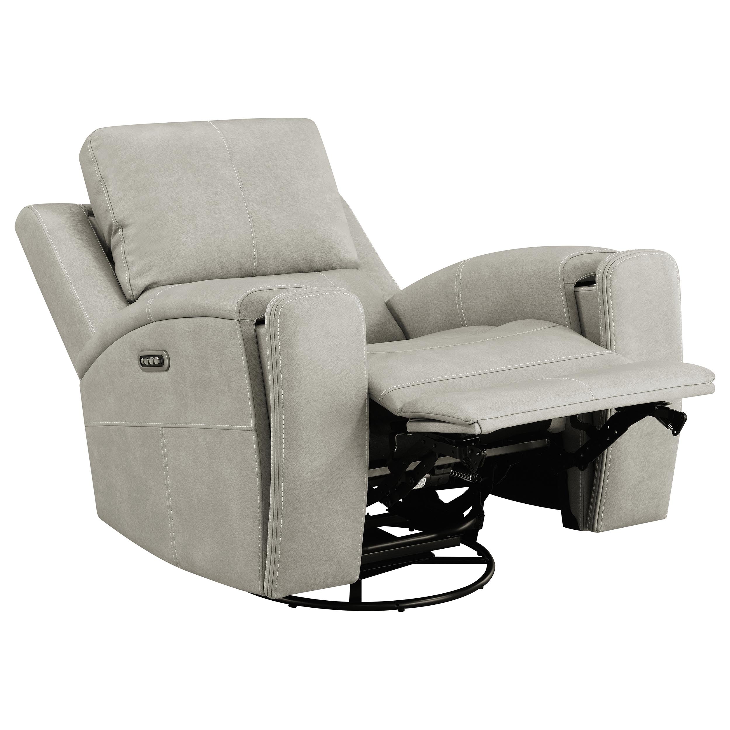 Brickston Triple Power Swivel Glider Recliner - Image 19