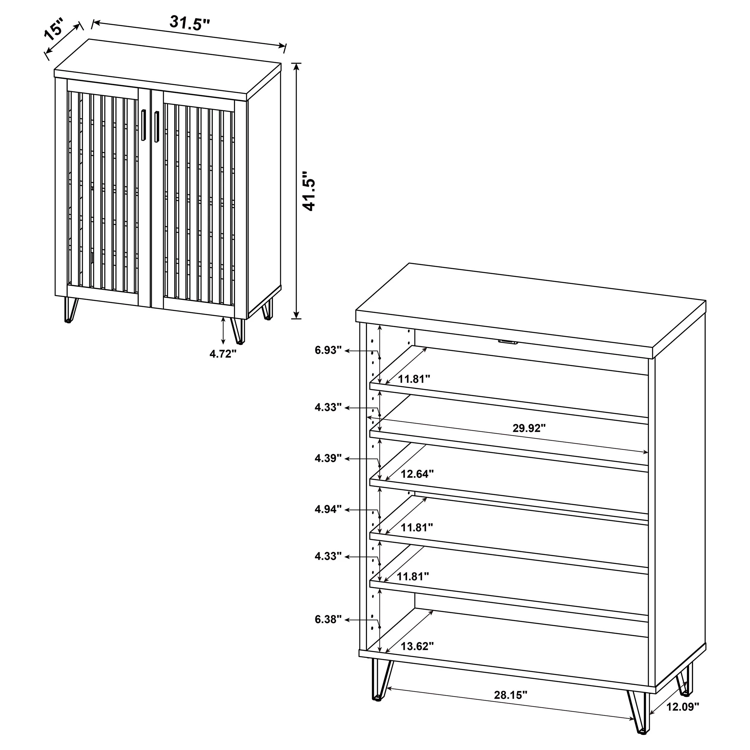 Brixton Shoe Cabinet - Image 11