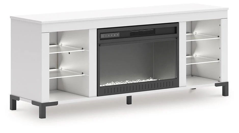 Brollevi 60" TV Stand with Electric Fireplace - Image 6