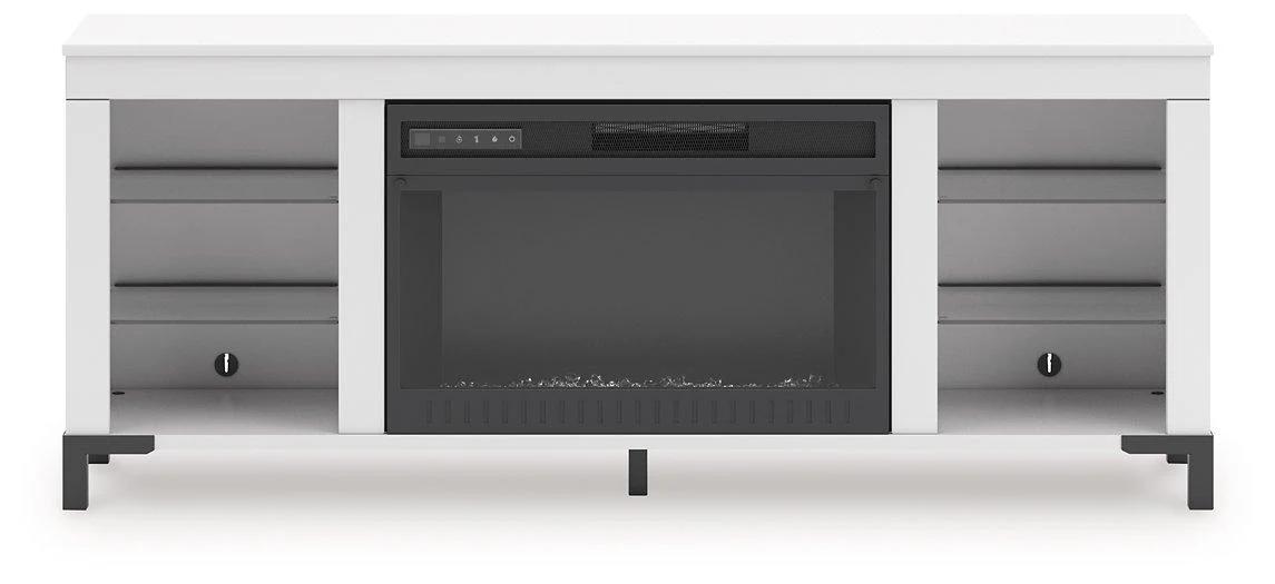 Brollevi 60" TV Stand with Electric Fireplace - Image 7