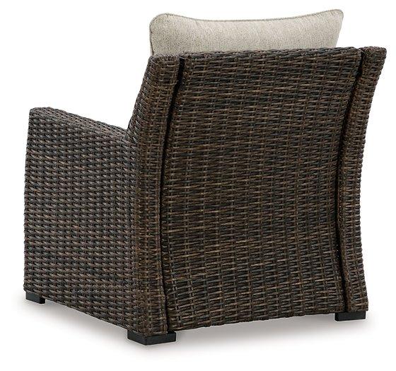 Brook Ranch Outdoor Lounge Chair with Cushion - Image 5