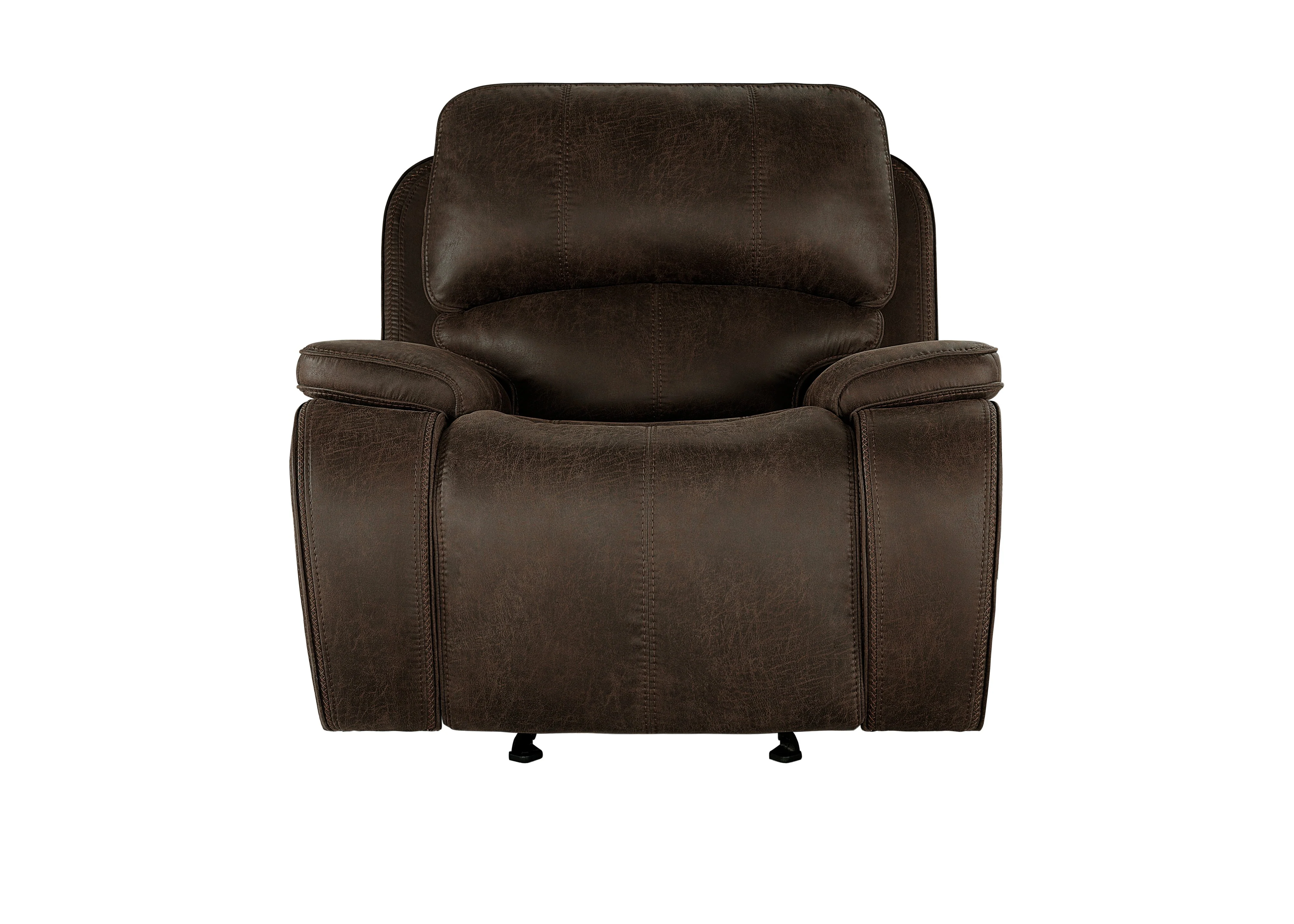 Brookings Glider Recliner-Brown - Image 2