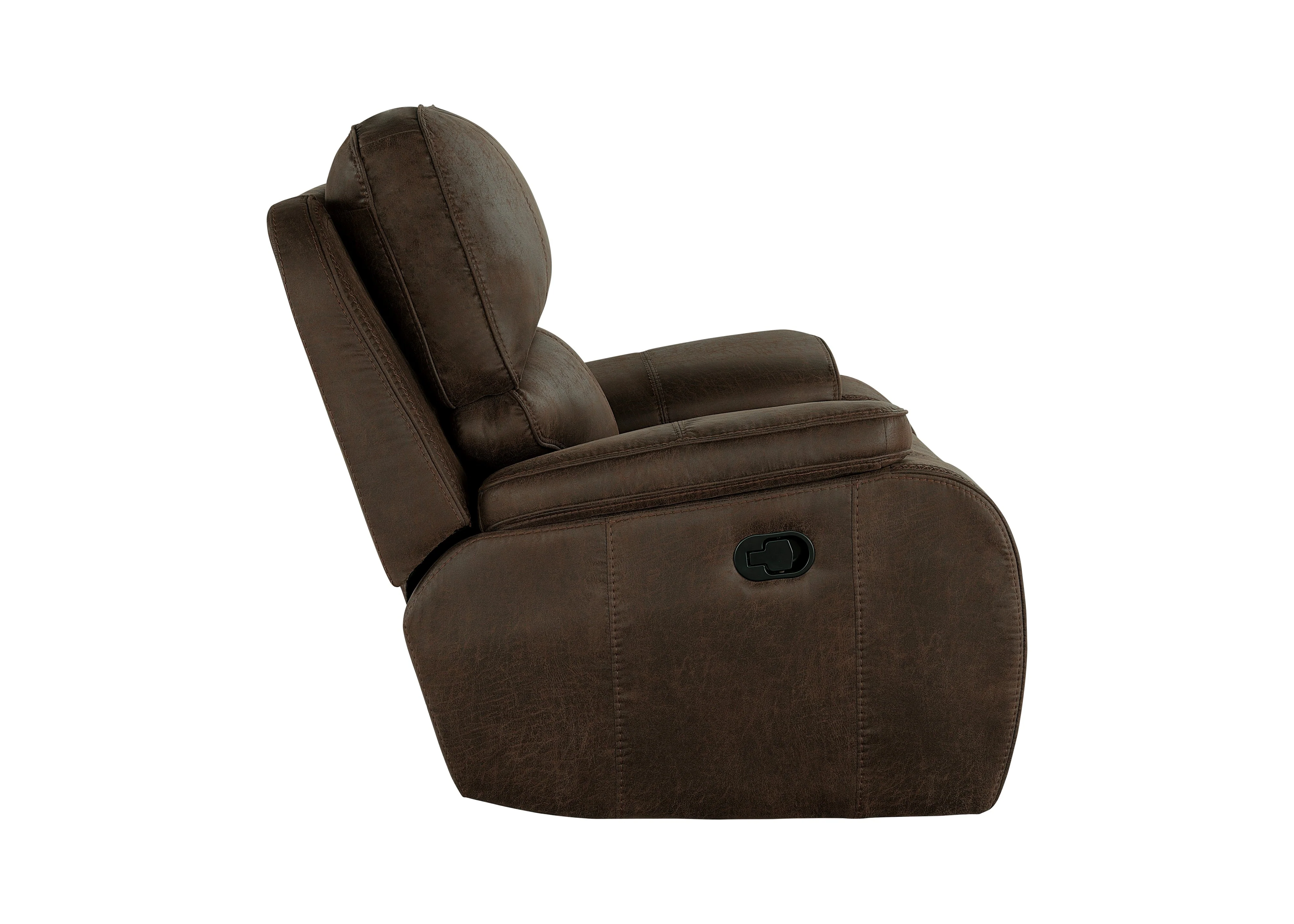 Brookings Glider Recliner-Brown - Image 3