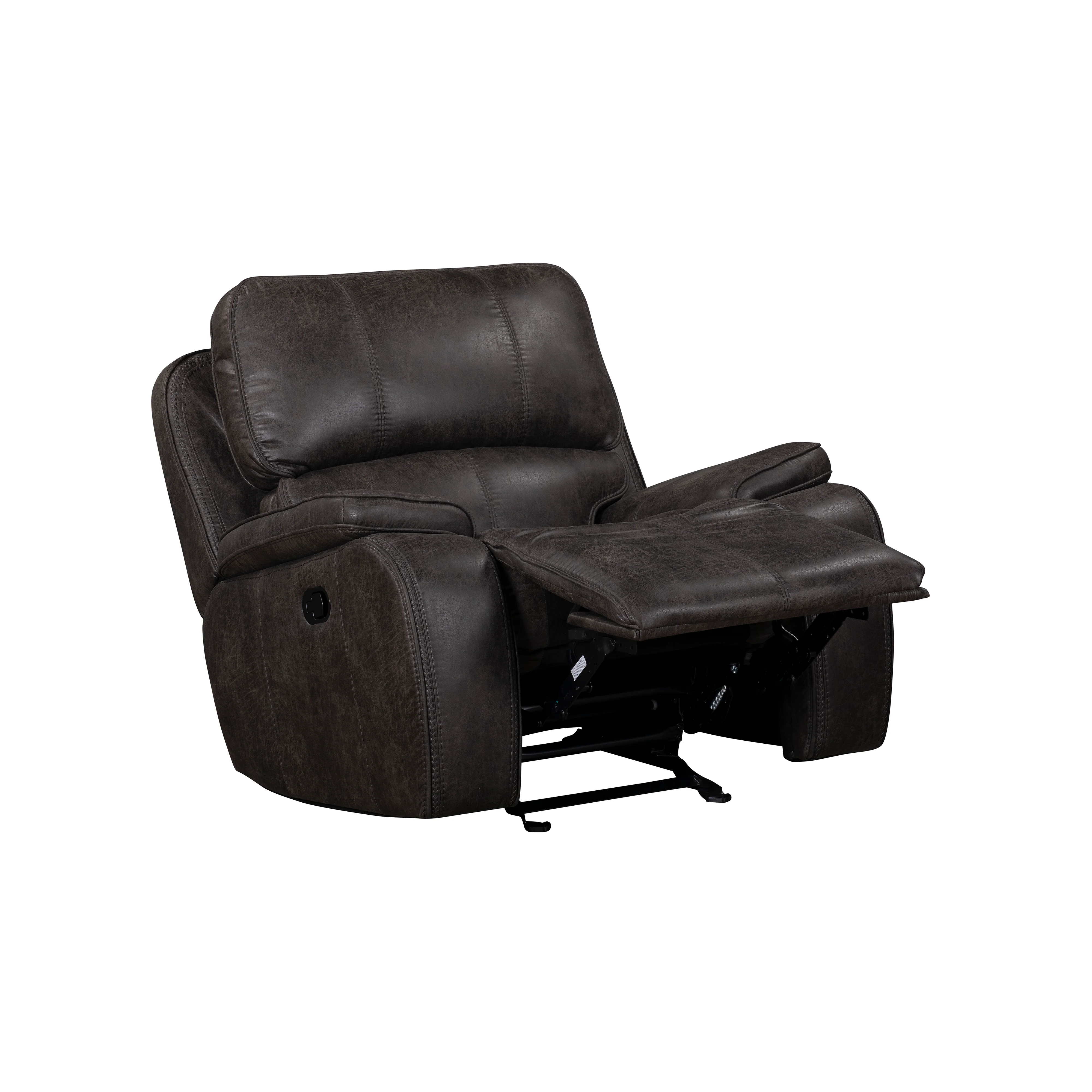 Brookings Glider Recliner-Charcoal - Image 3