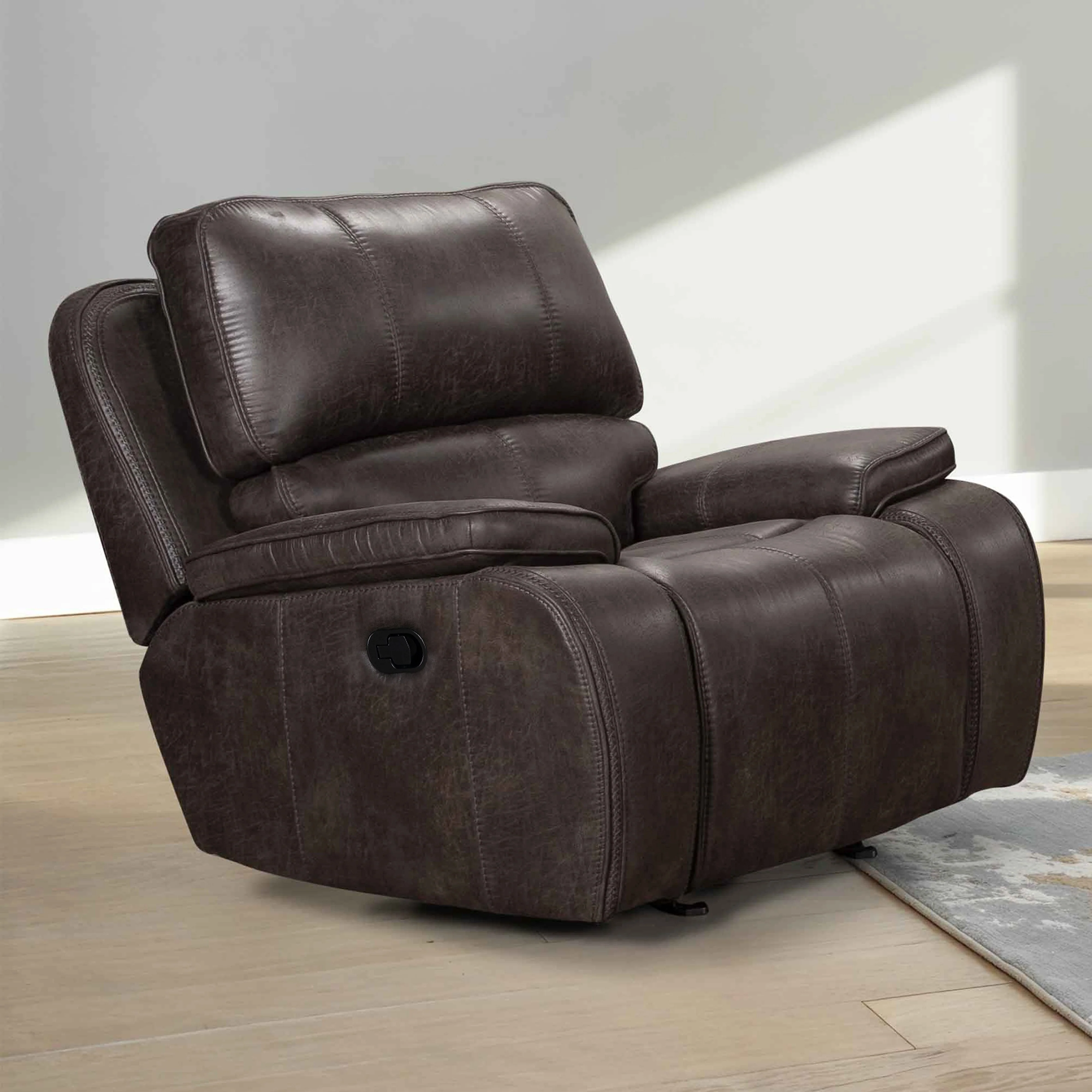 Brookings Glider Recliner-Charcoal - Image 8