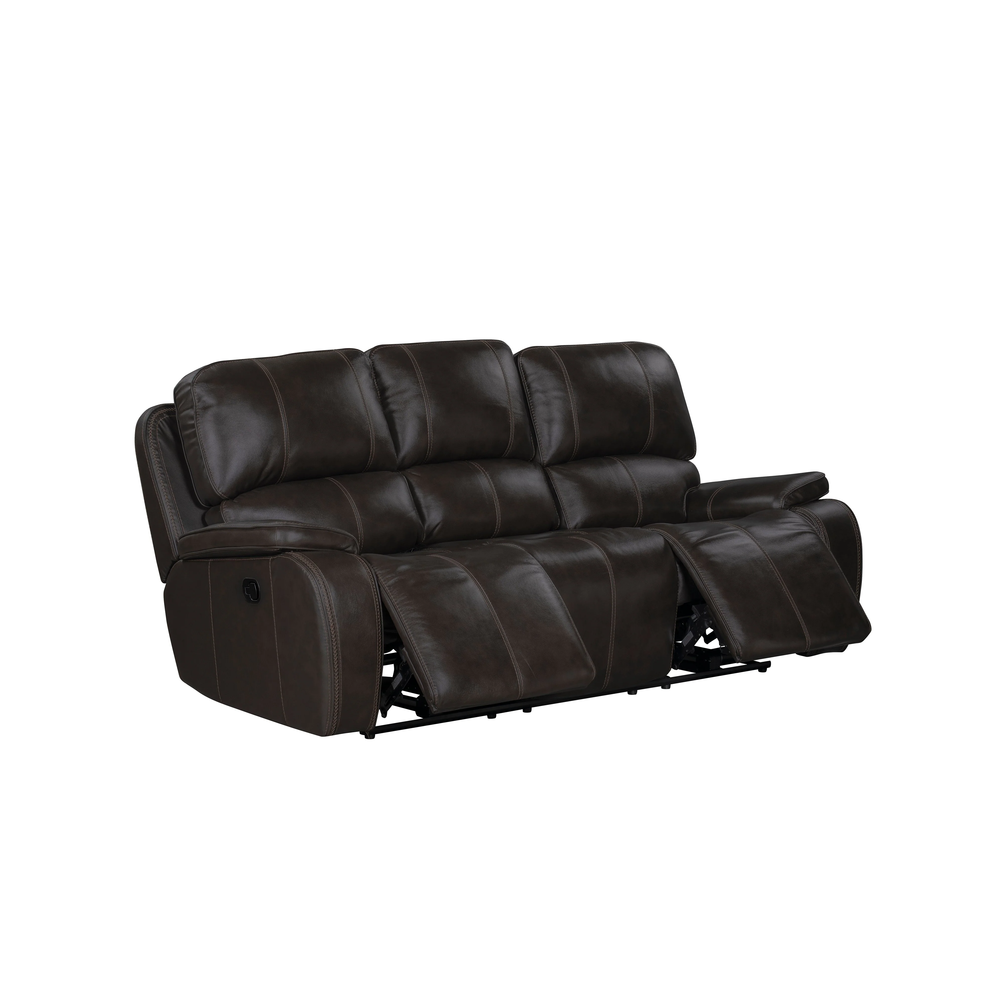Brookings Sofa W/Dual Recliner-Charcoal - Image 3