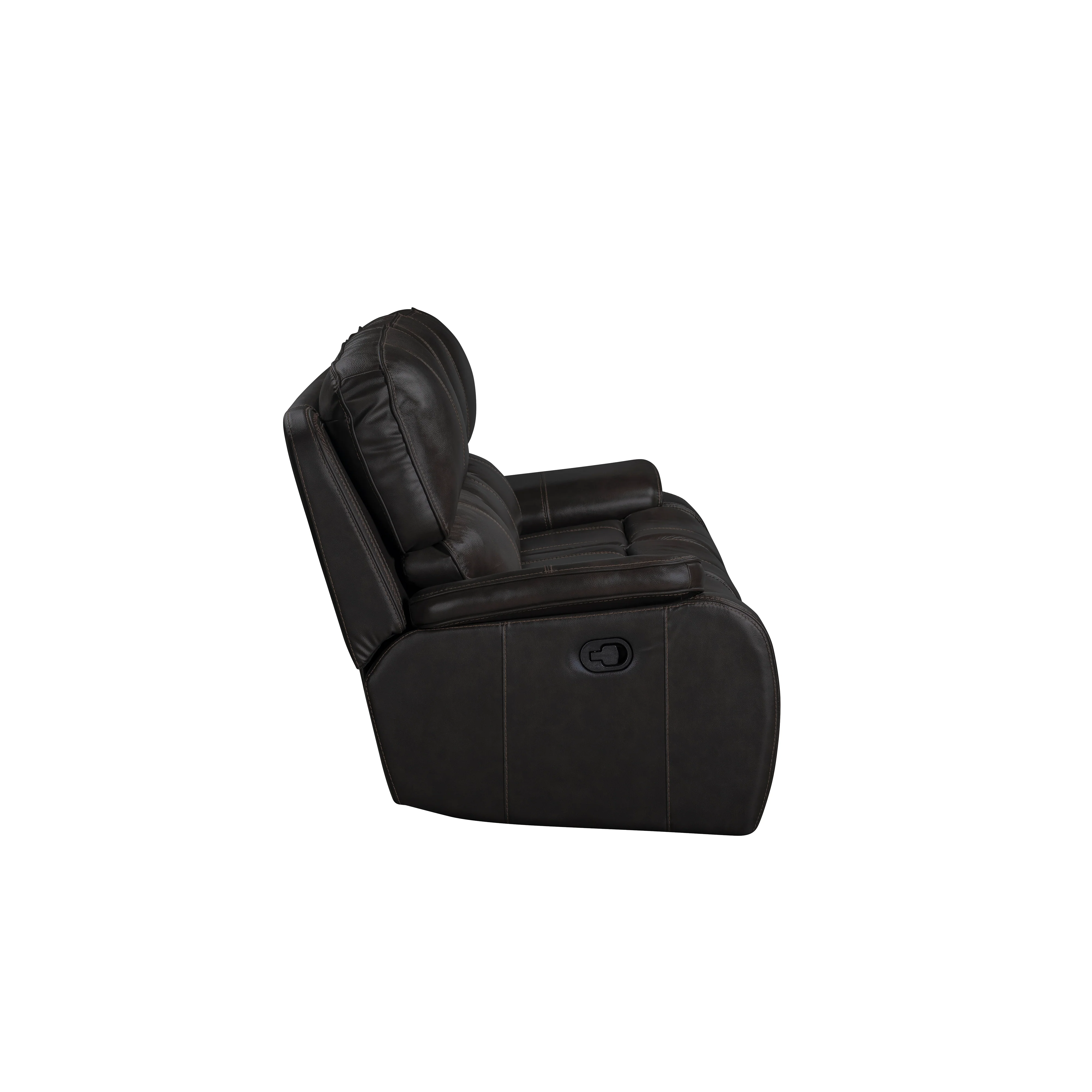 Brookings Sofa W/Dual Recliner-Charcoal - Image 5