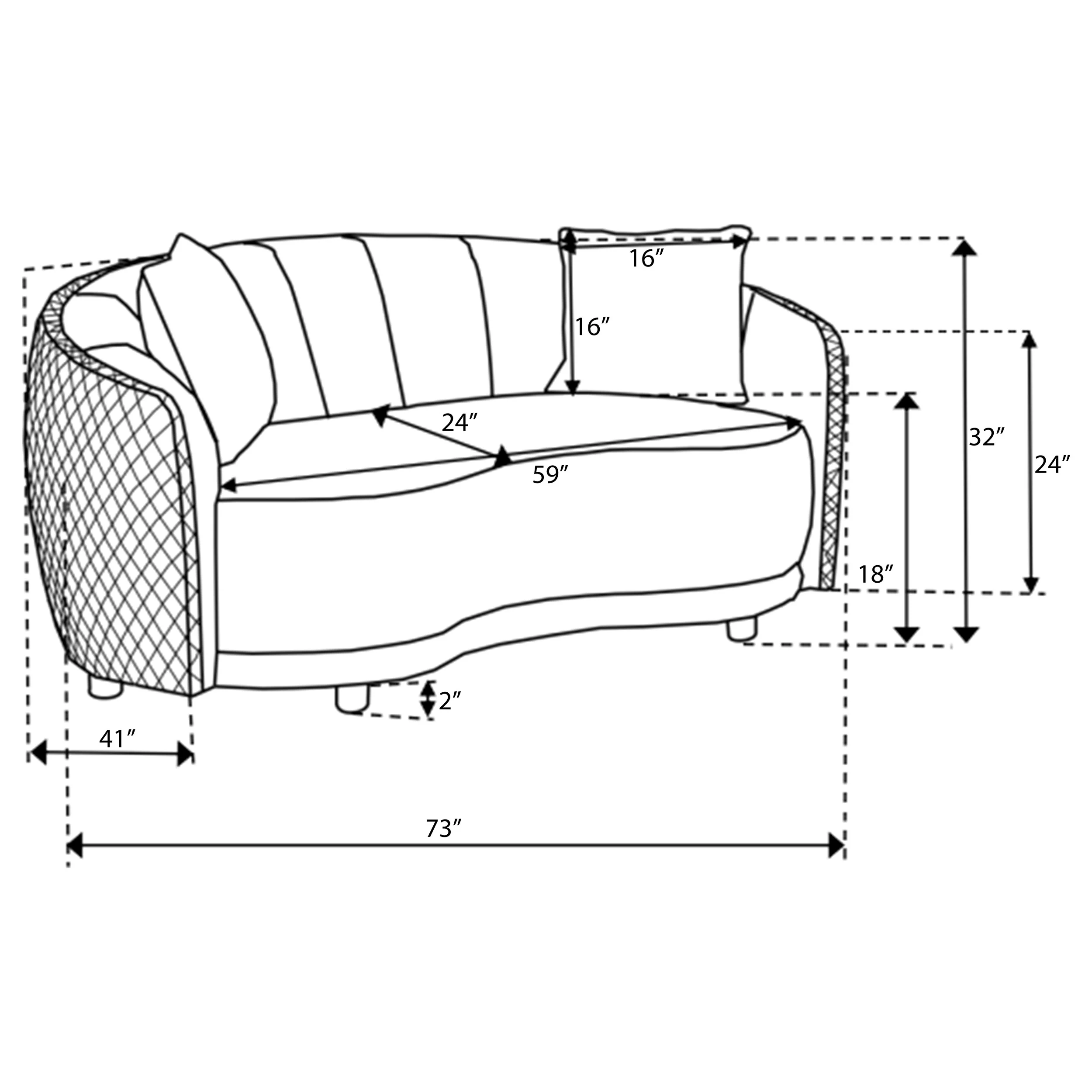 Brookside Loveseat - Image 10