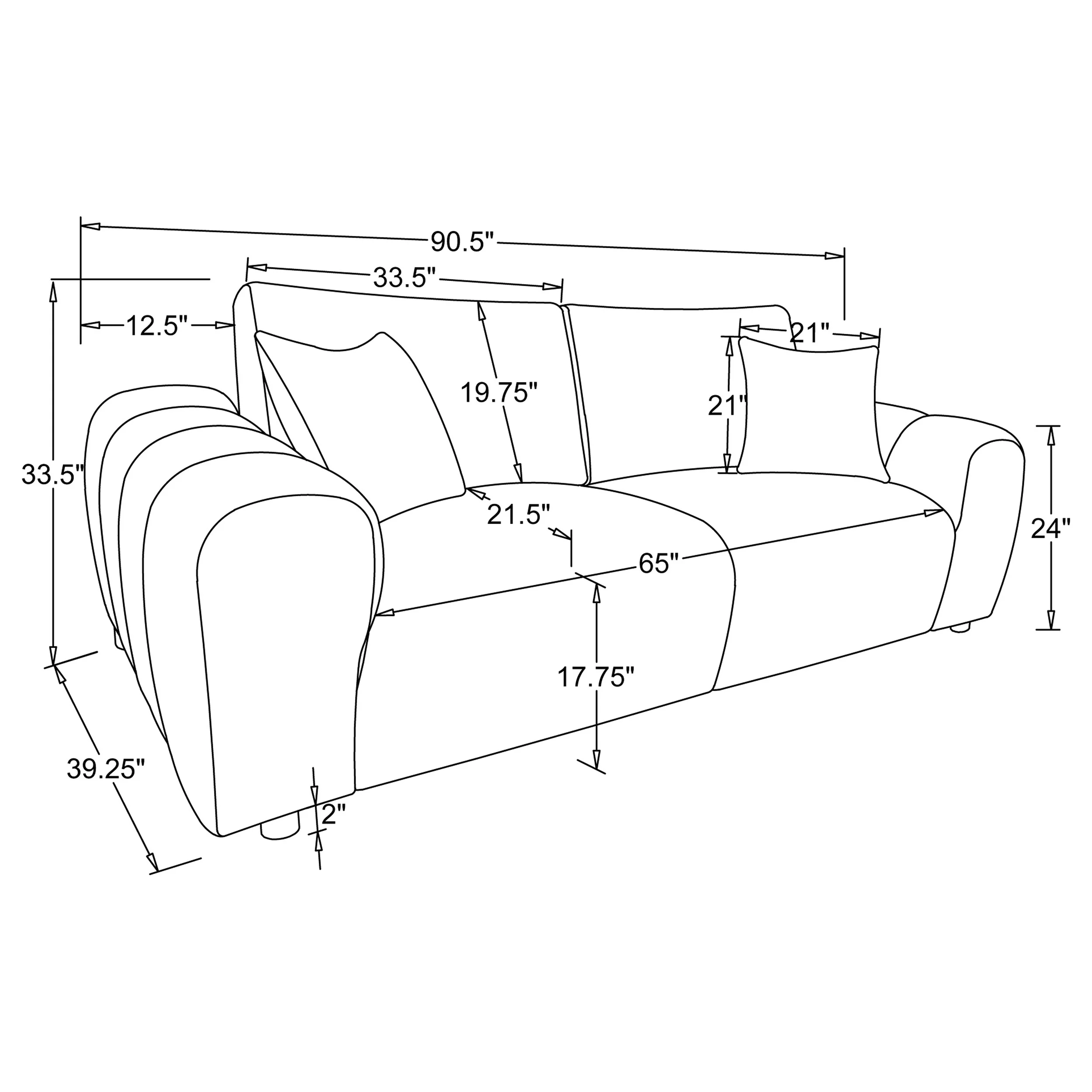 Burnett Sofa Set - Image 44