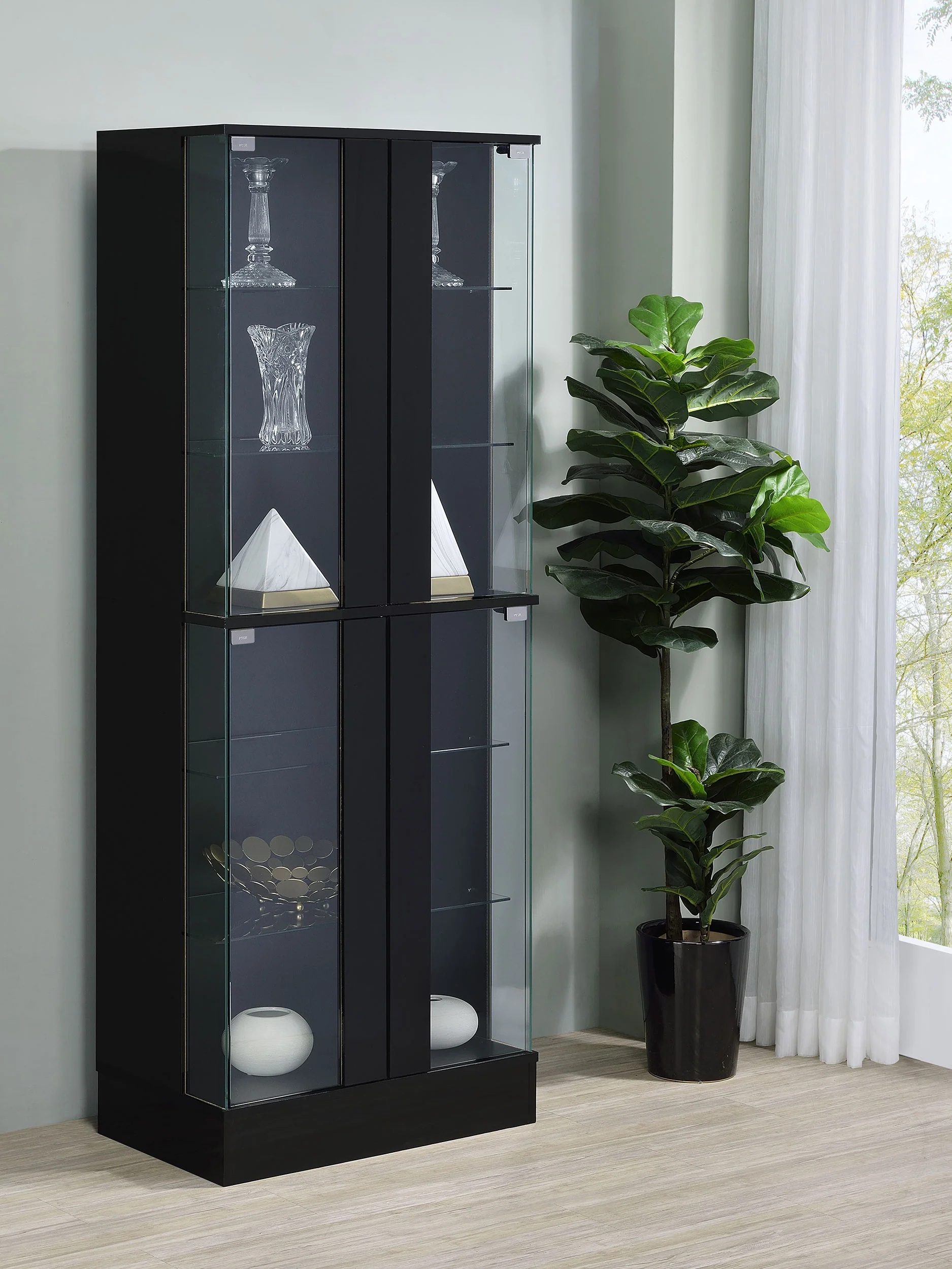 Cabra Curio Cabinet with LED Lighting - Image 15