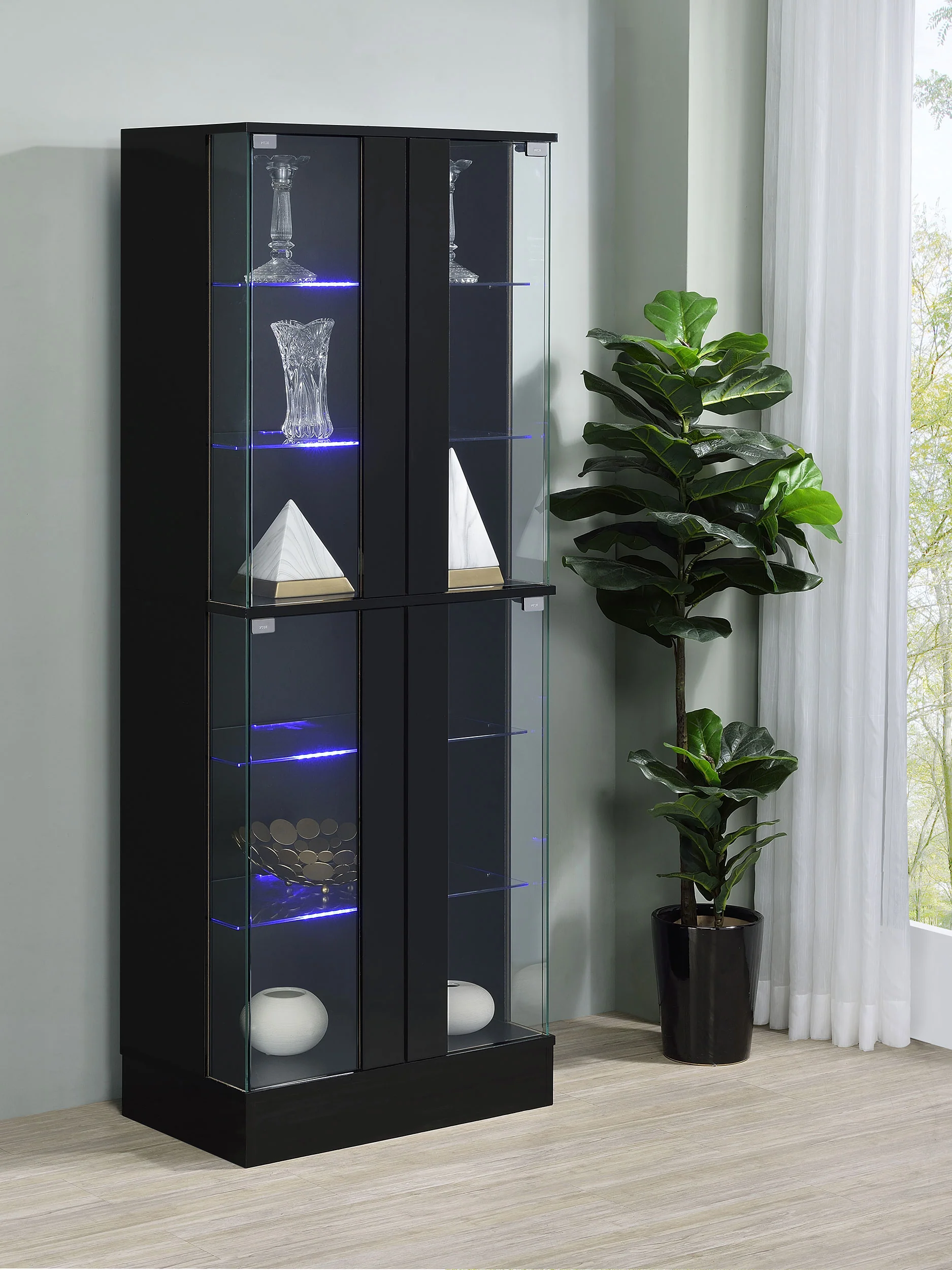 Cabra Curio Cabinet with LED Lighting - Image 16