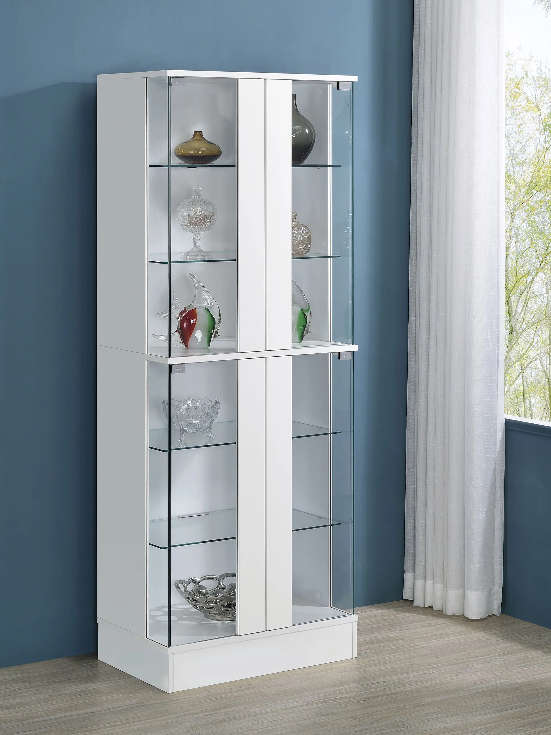 Cabra Curio Cabinet with LED Lighting - Image 2