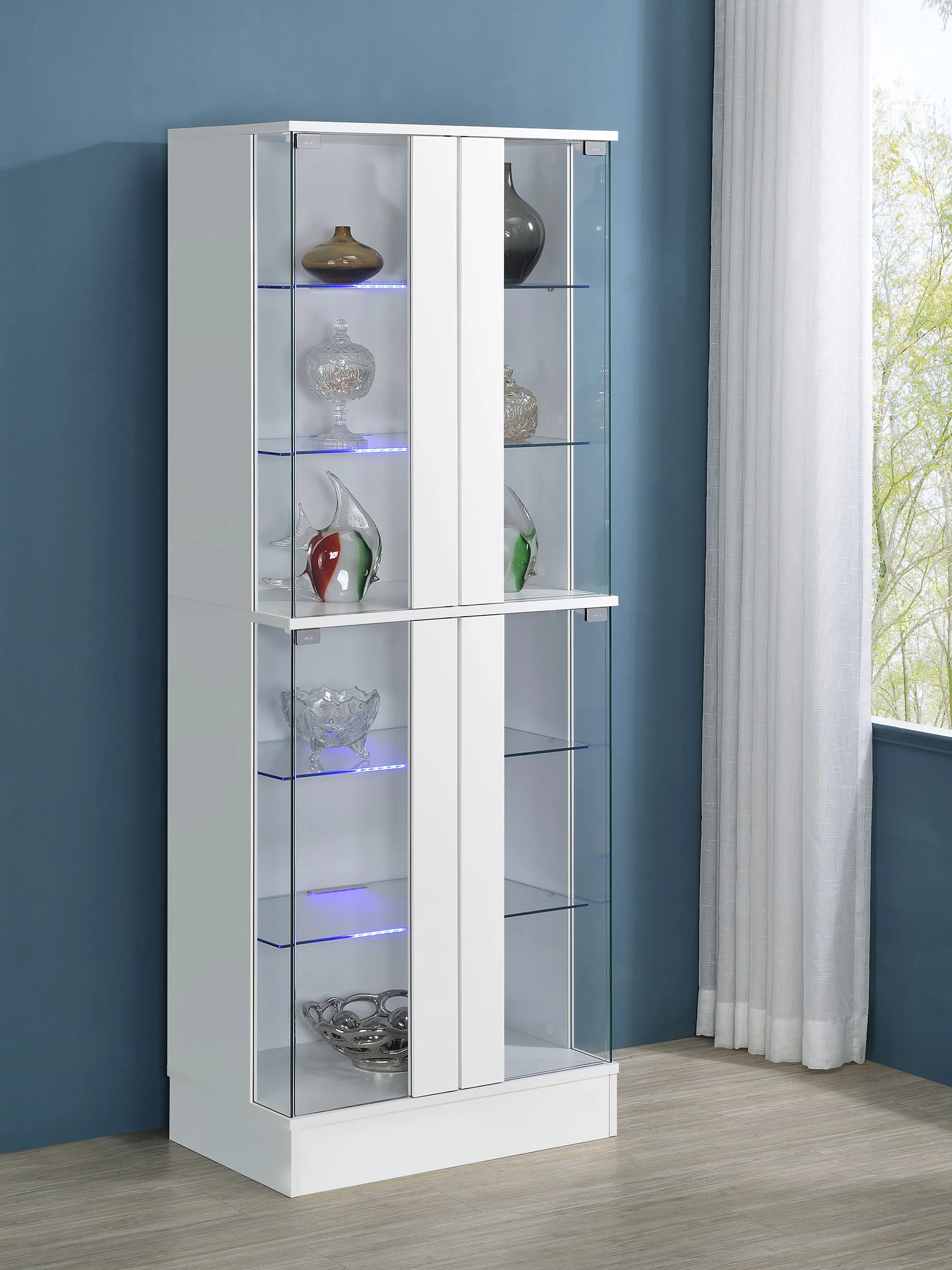 Cabra Curio Cabinet with LED Lighting - Image 3